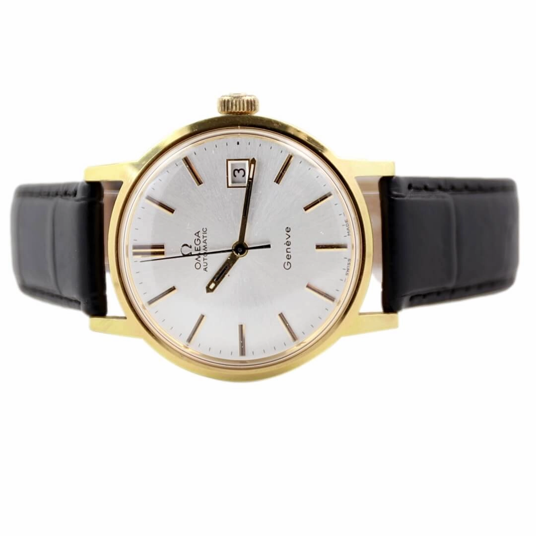 Omega Genve 166.098, 1972, Gold Vintage Watch