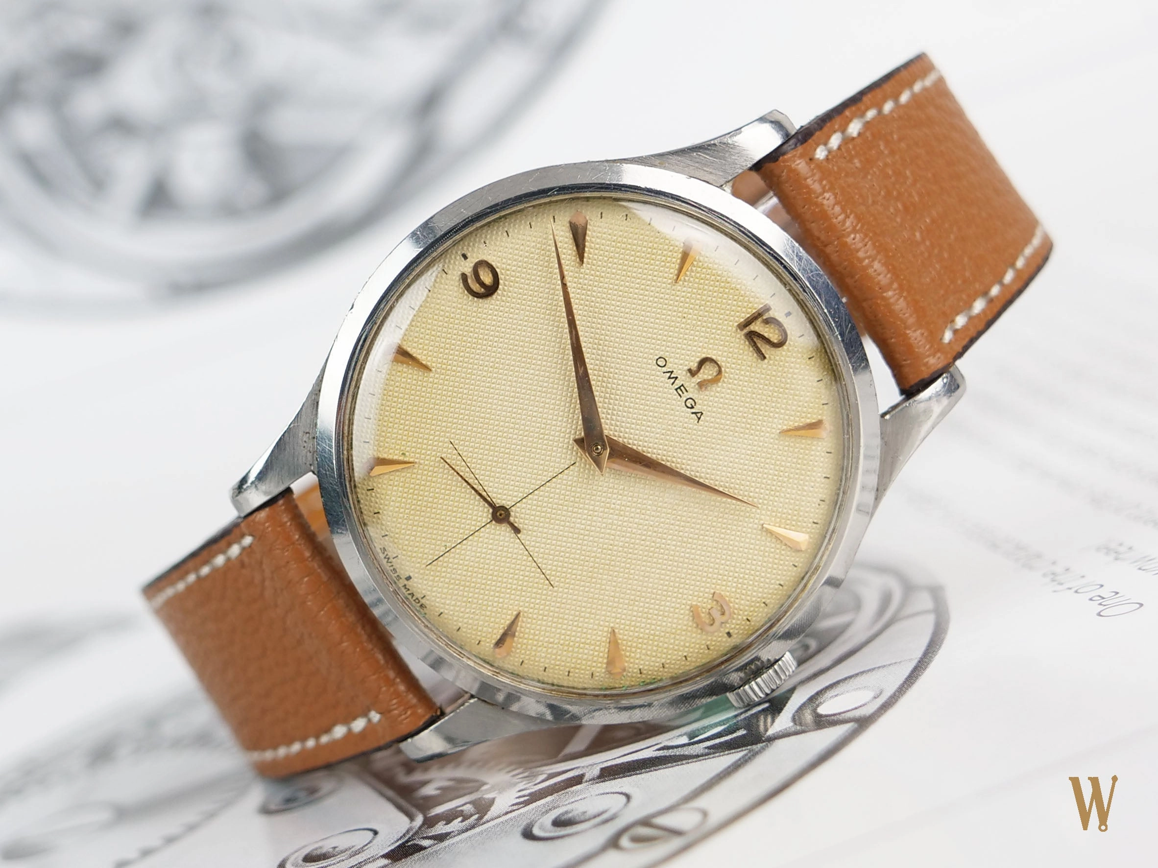 Omega Jumbo Waffle Dial