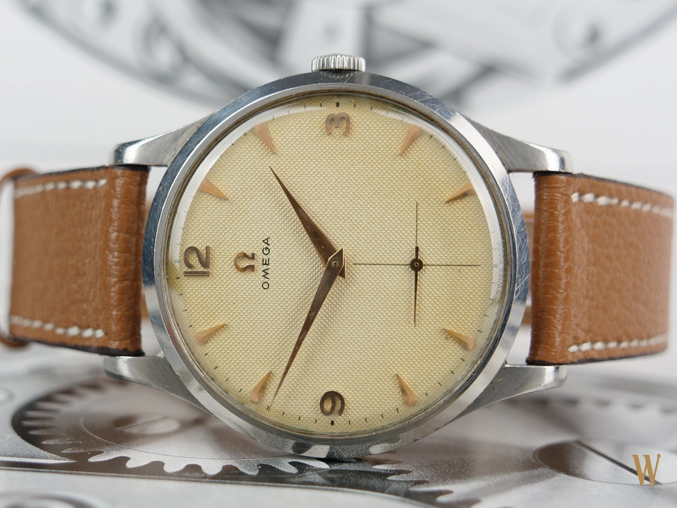 Omega Jumbo Waffle Dial