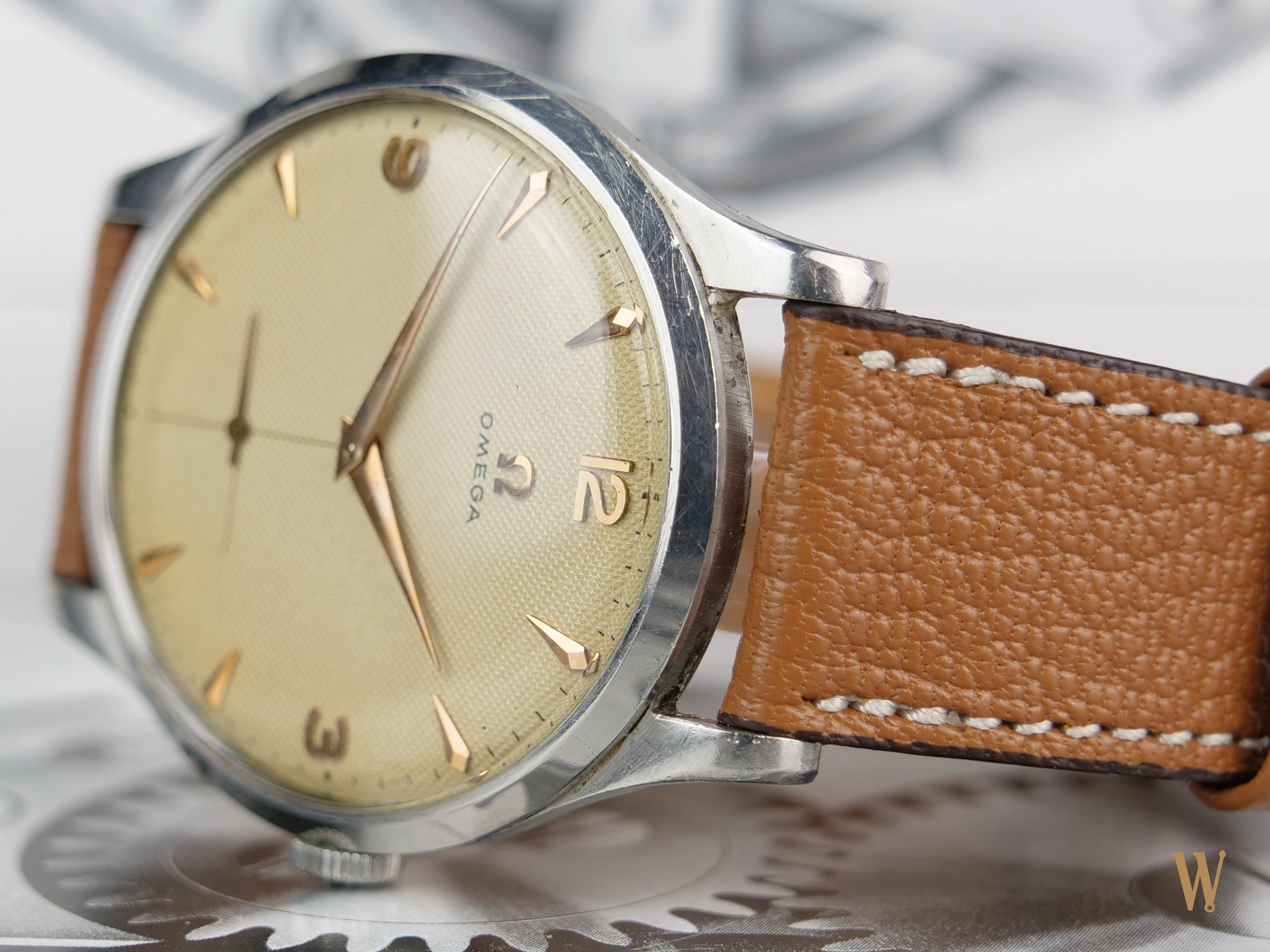 Omega Jumbo Waffle Dial