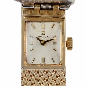 Omega Ladies 14k Gold, 1964 Vintage Cocktail Watch