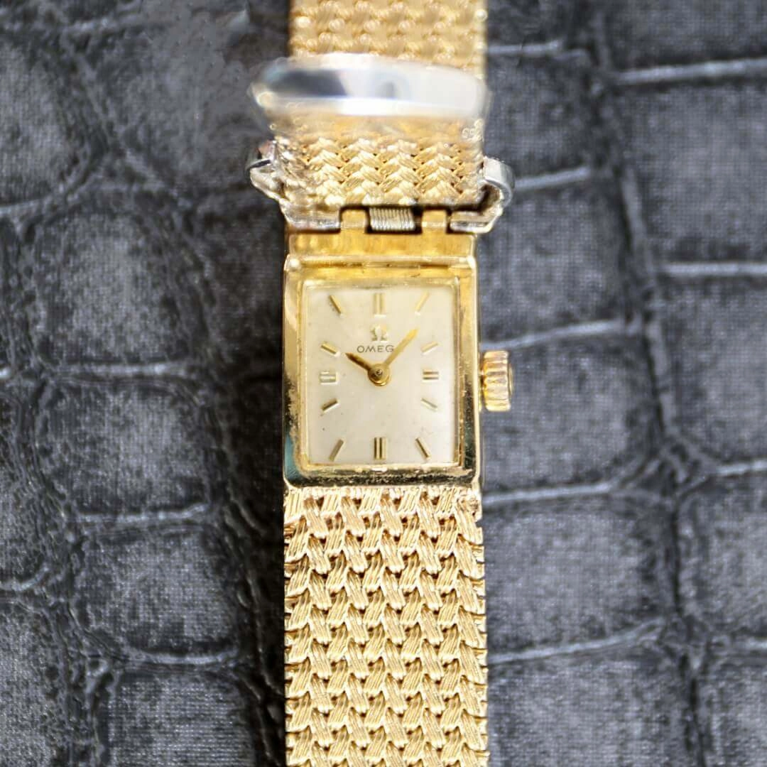 Omega Ladies 14k Gold, 1964 Vintage Cocktail Watch