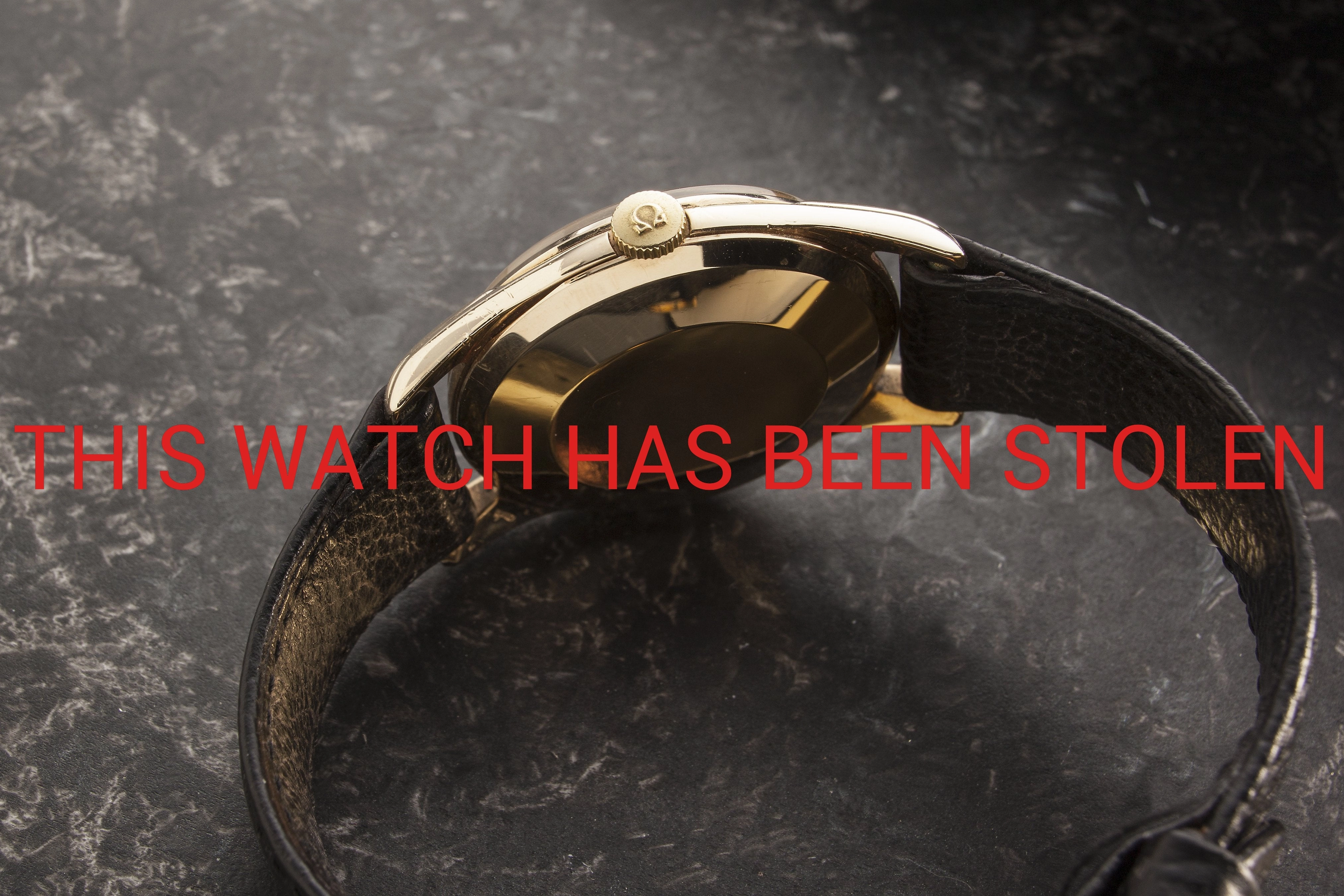 Omega Manual solid 9ct gold case