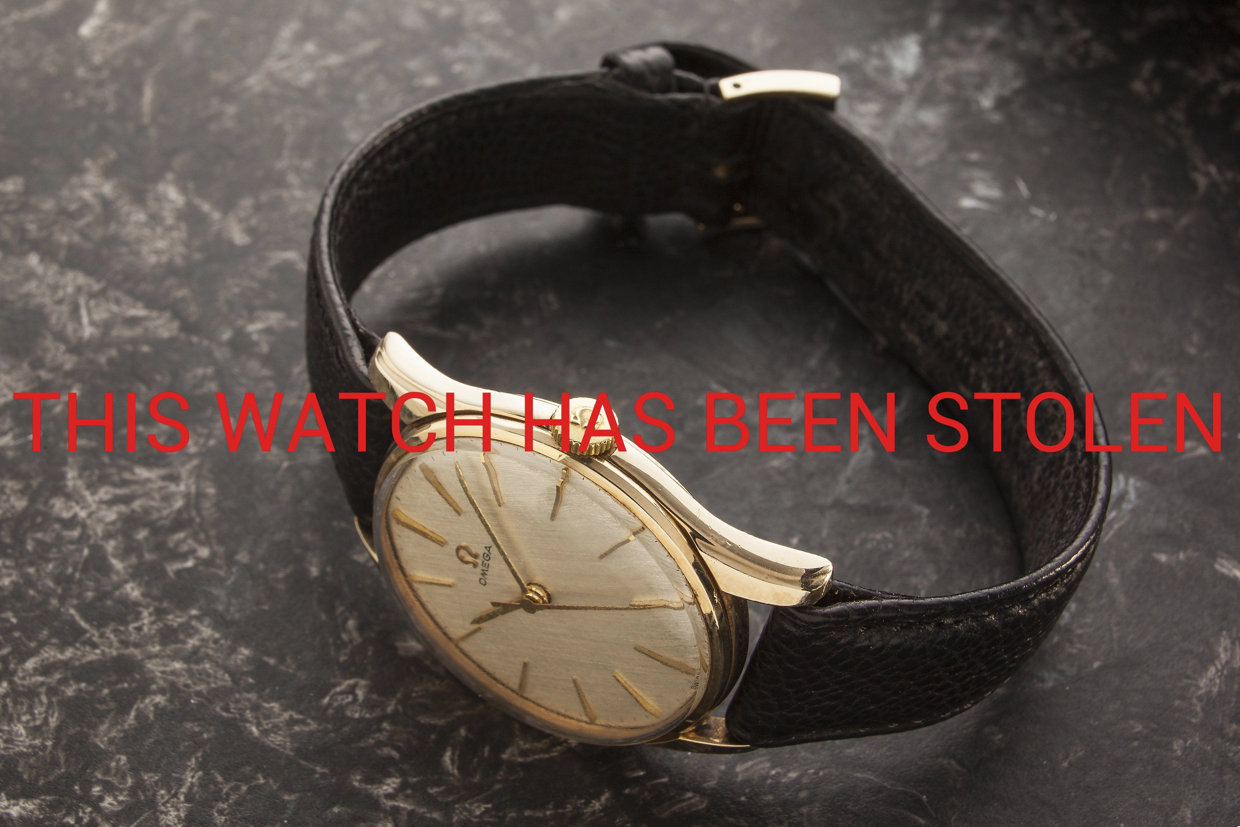 Omega Manual solid 9ct gold case
