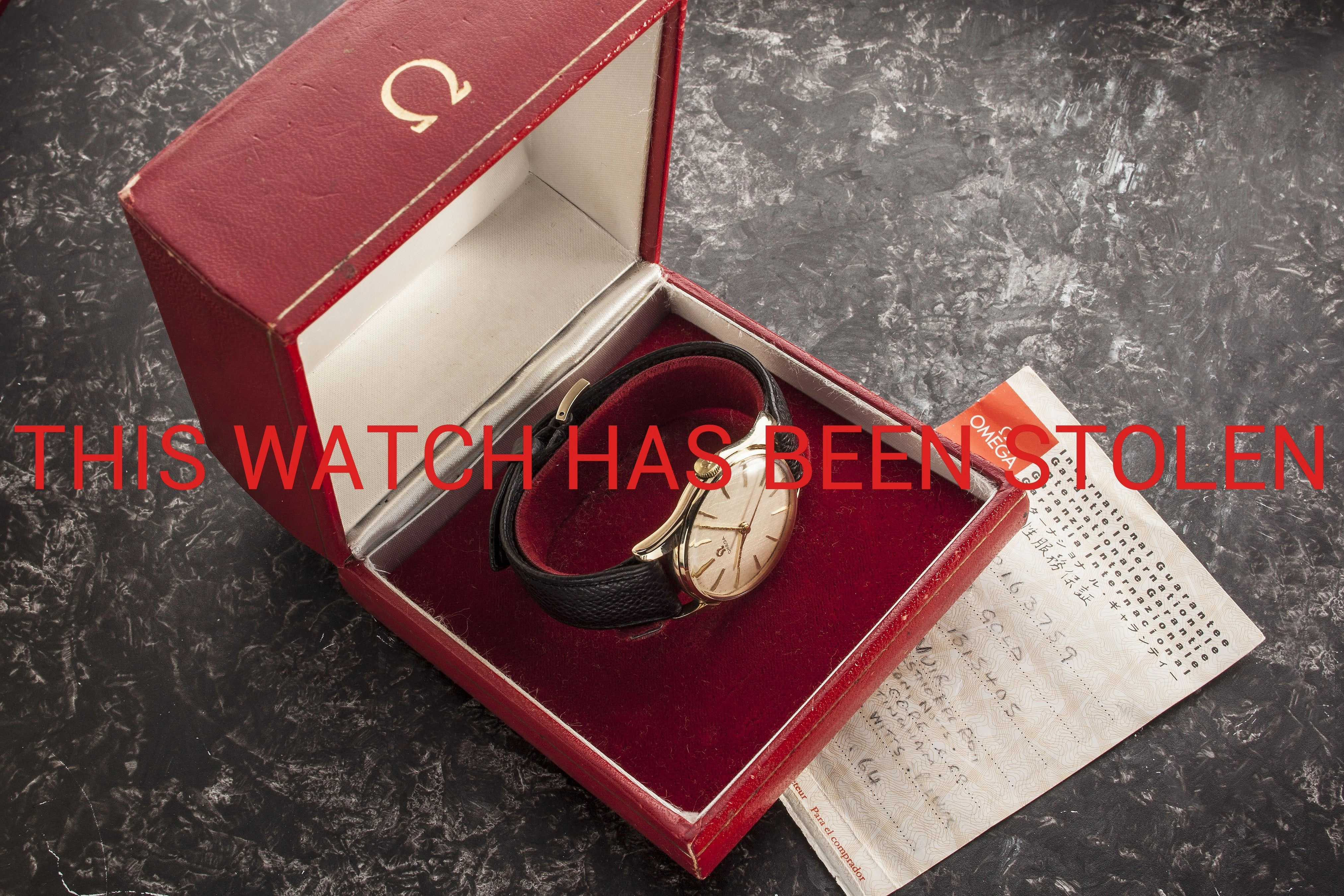 Omega Manual solid 9ct gold case