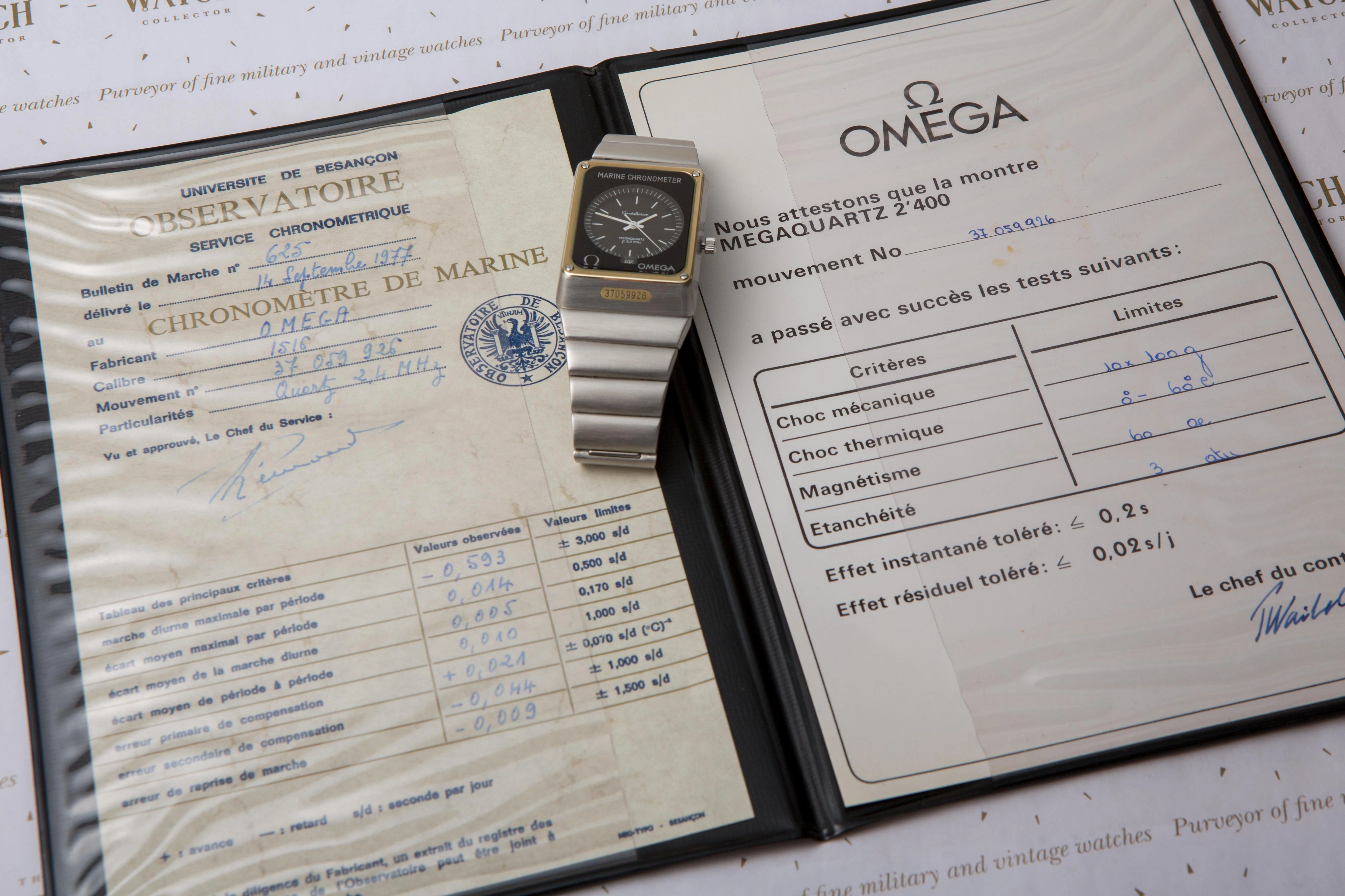 Omega Marine Chronometer cal 1516 SOLD