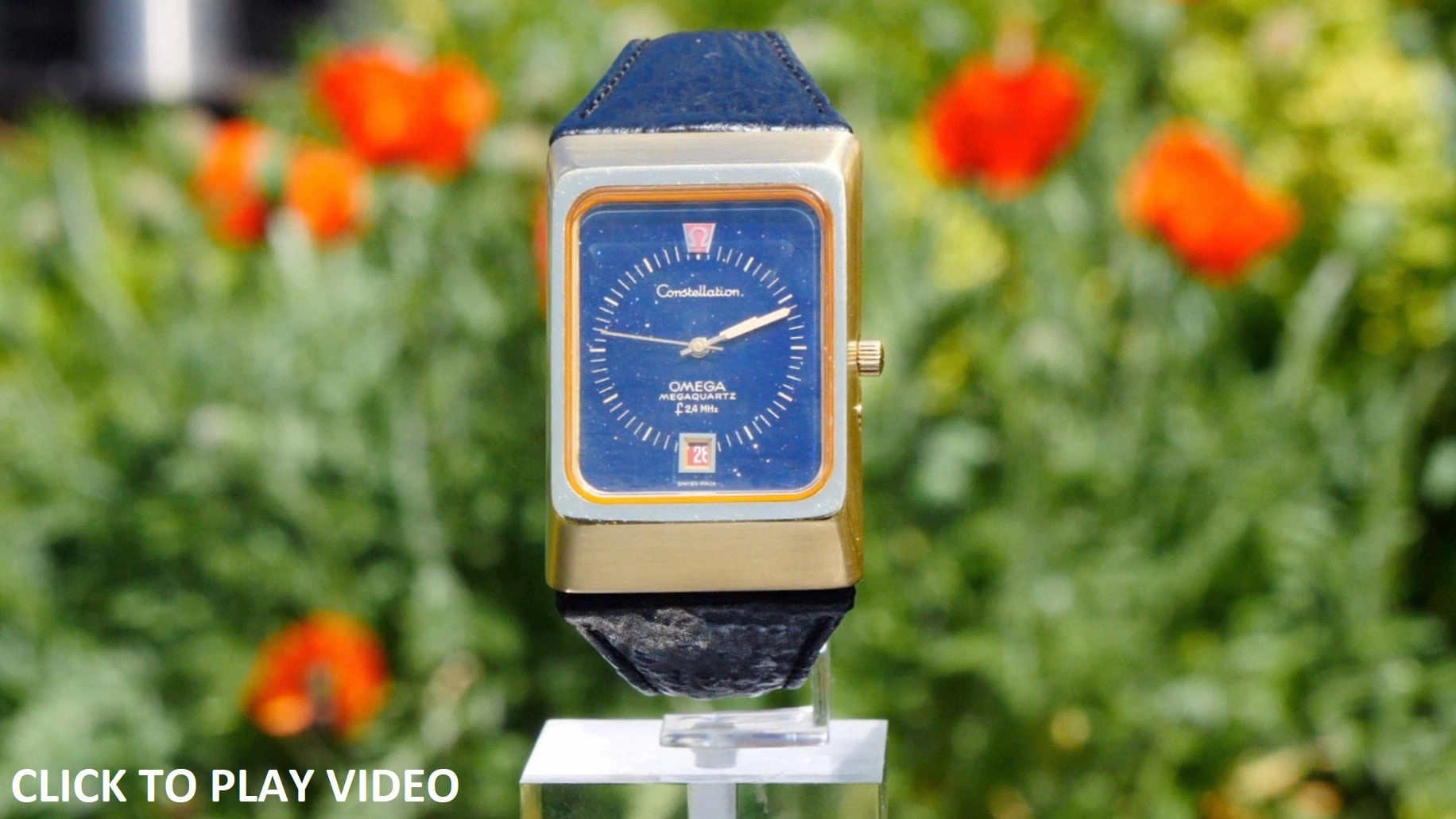 Omega megaquartz 2.4 MHz 18 ct  SOLD