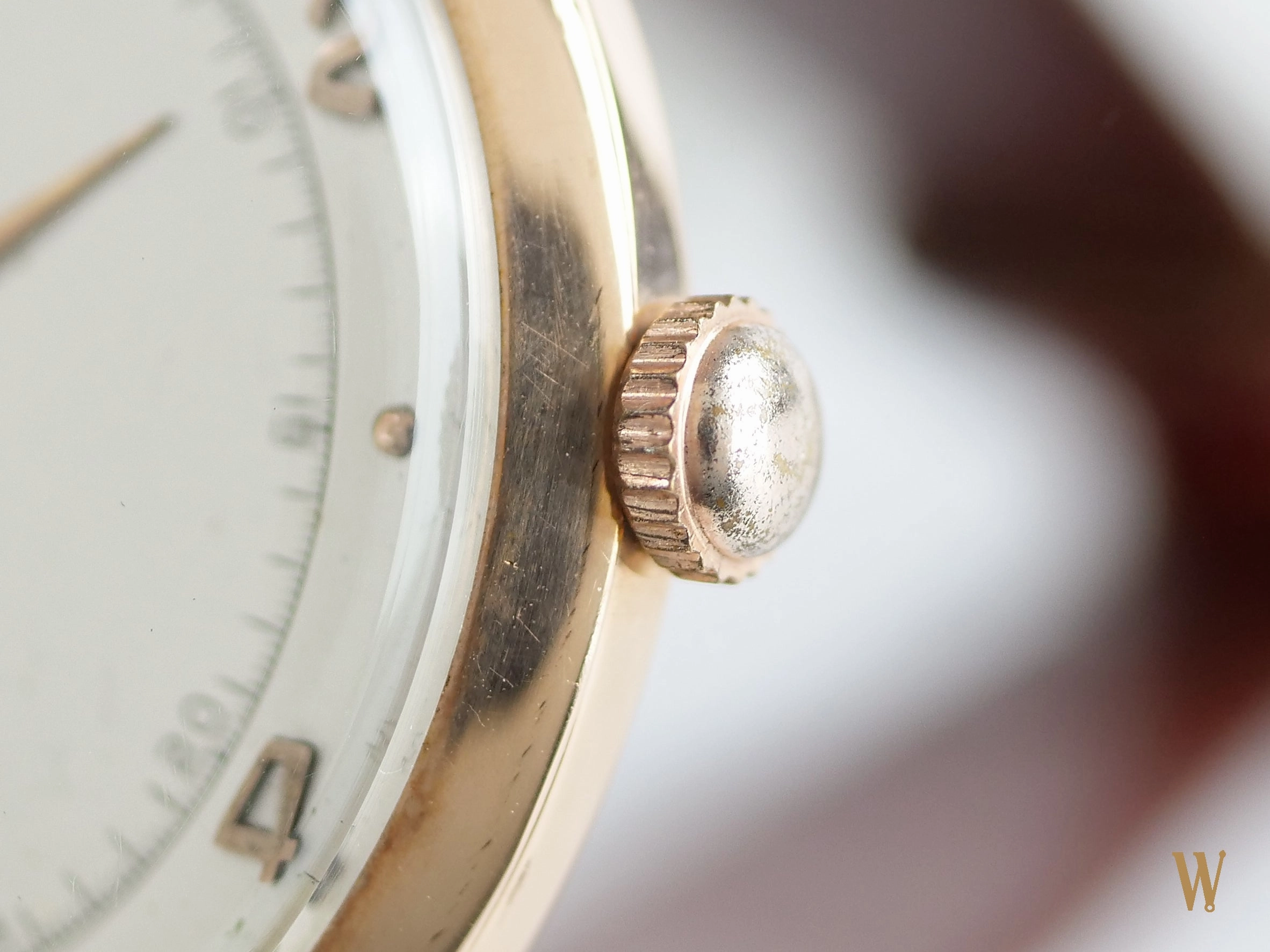 Omega Rare vintage 18ct Rose Gold Jumbo