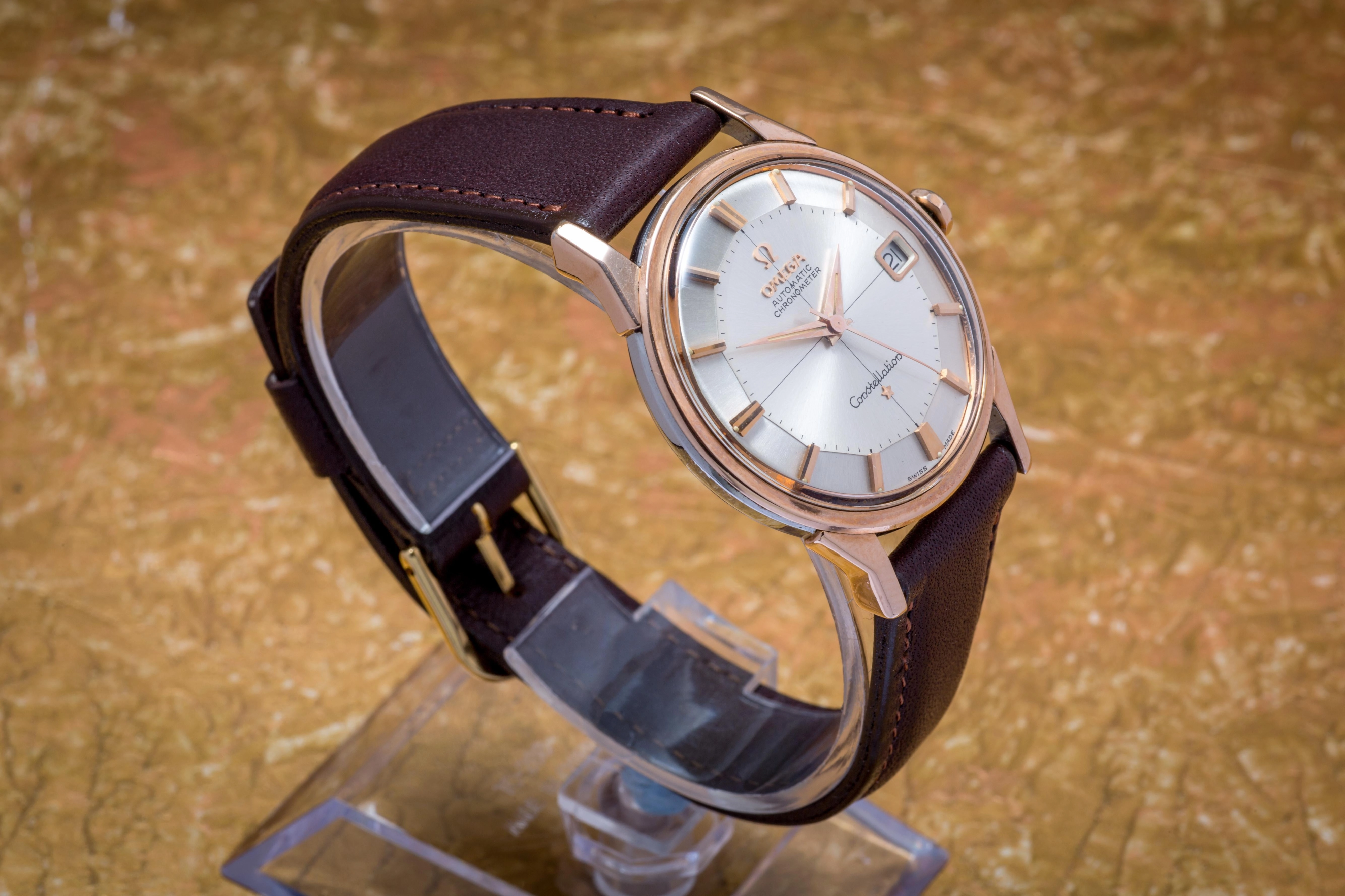 Omega Rose Gold Pie Pan SOLD