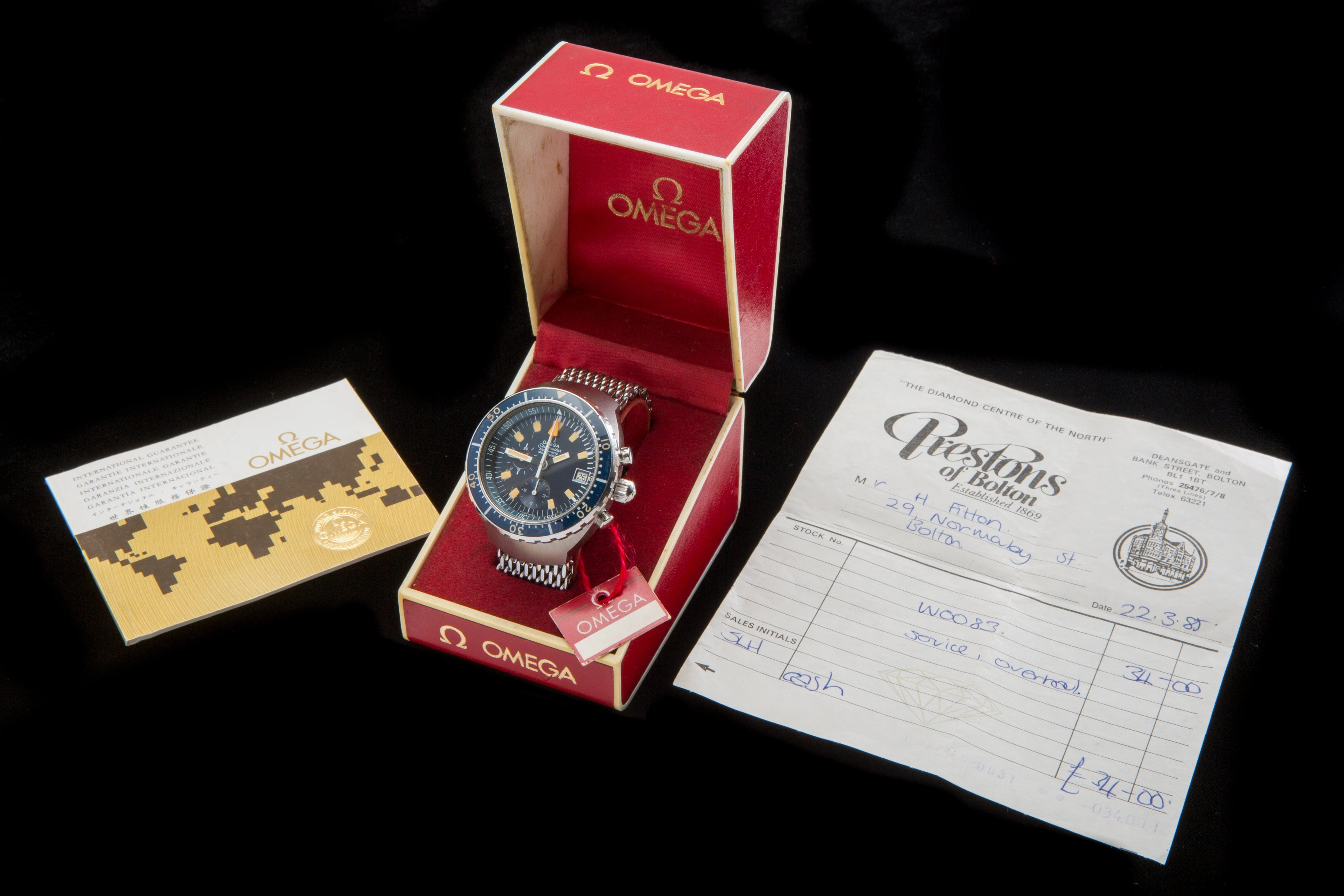 Omega Seamaster 120 Big Blue