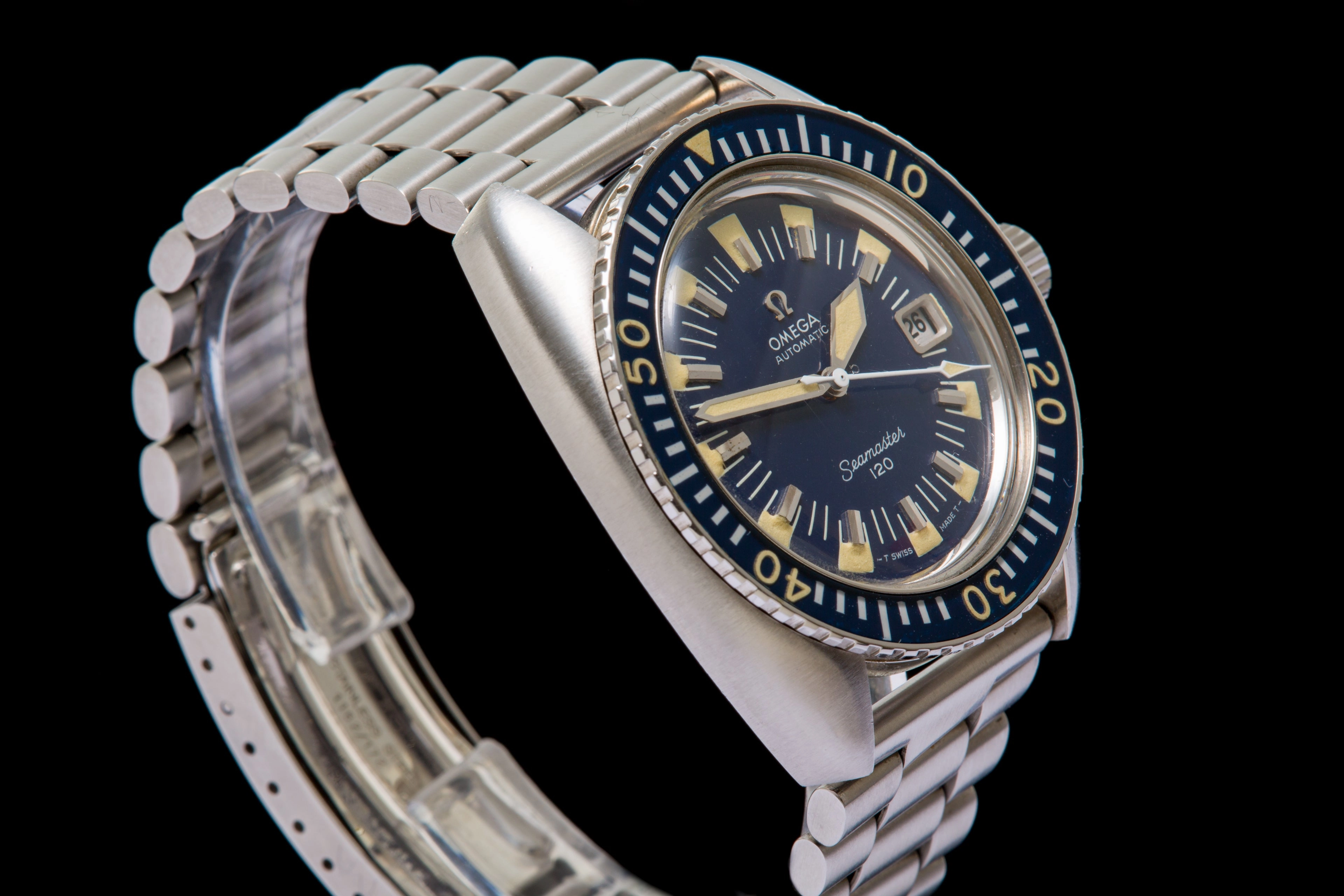Omega Seamaster 120 Deep Blue big crown SOLD
