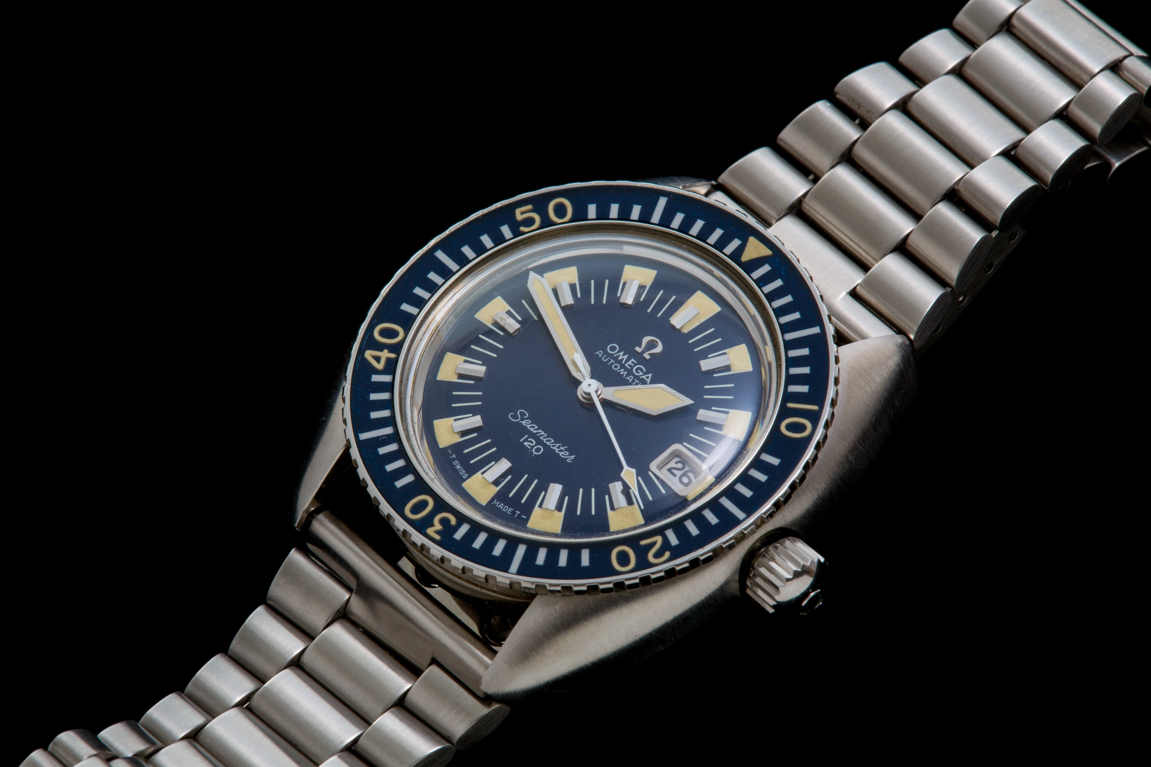 Omega Seamaster 120 Deep Blue big crown SOLD