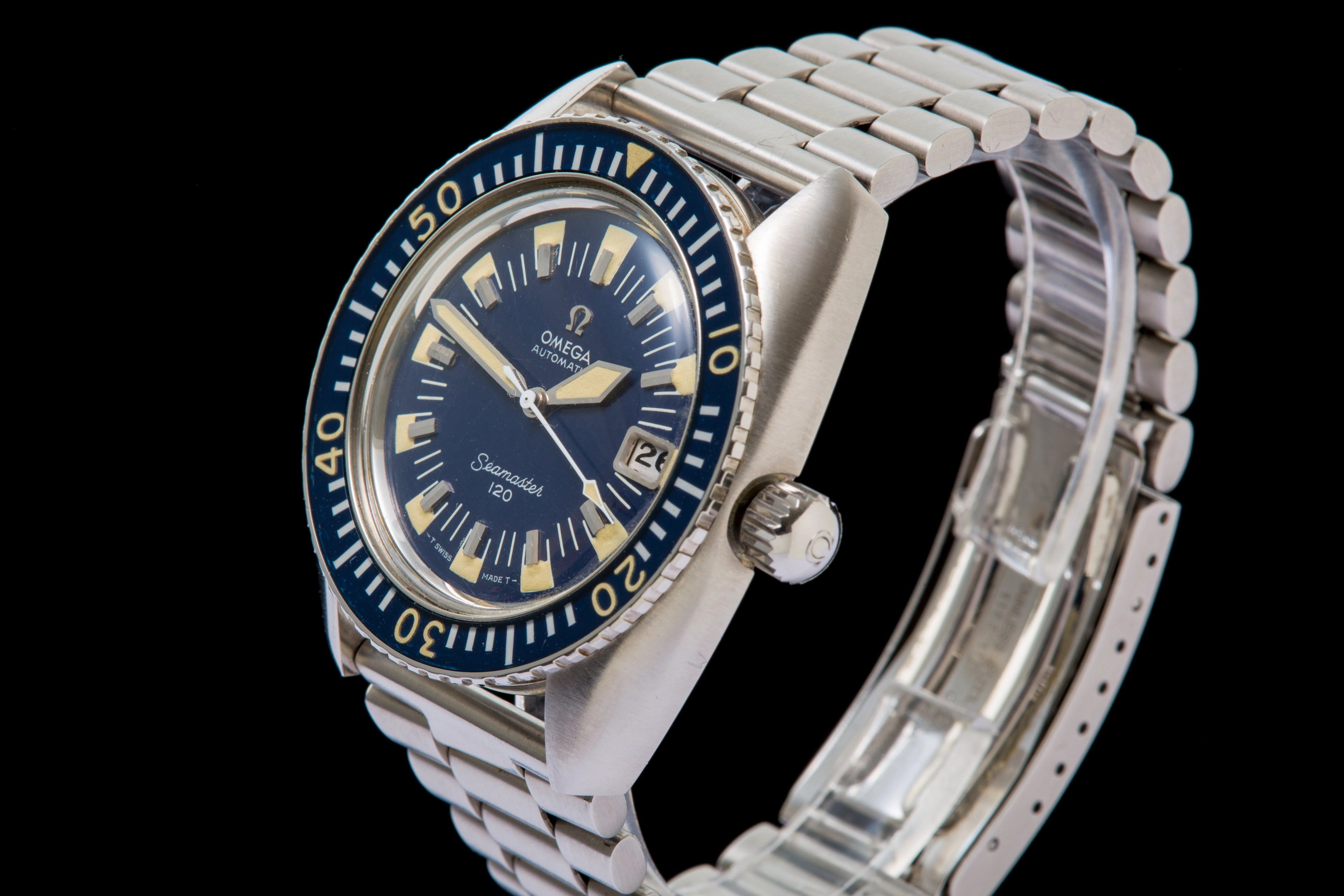Omega Seamaster 120 Deep Blue big crown SOLD