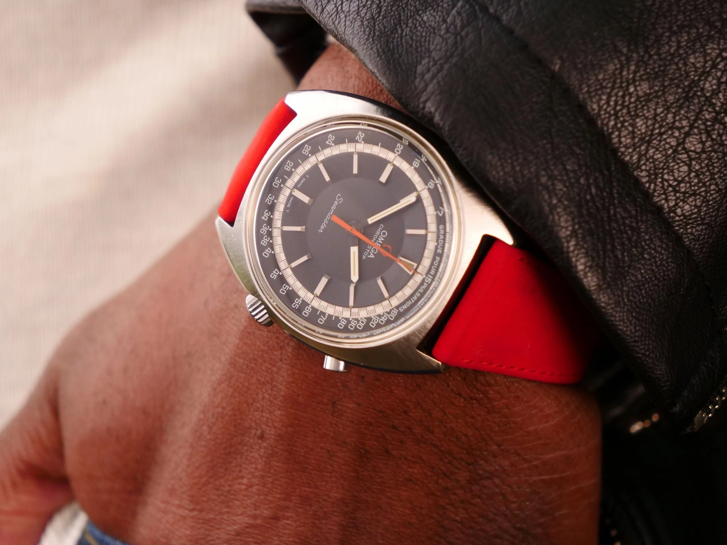 Omega Seamaster 120 Jumbo Pulsations bezel