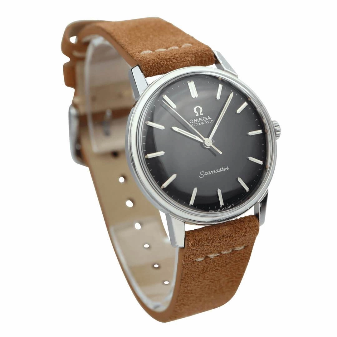 Omega Seamaster 165.002 Black Dial, 1966 Men's Vintage Watch