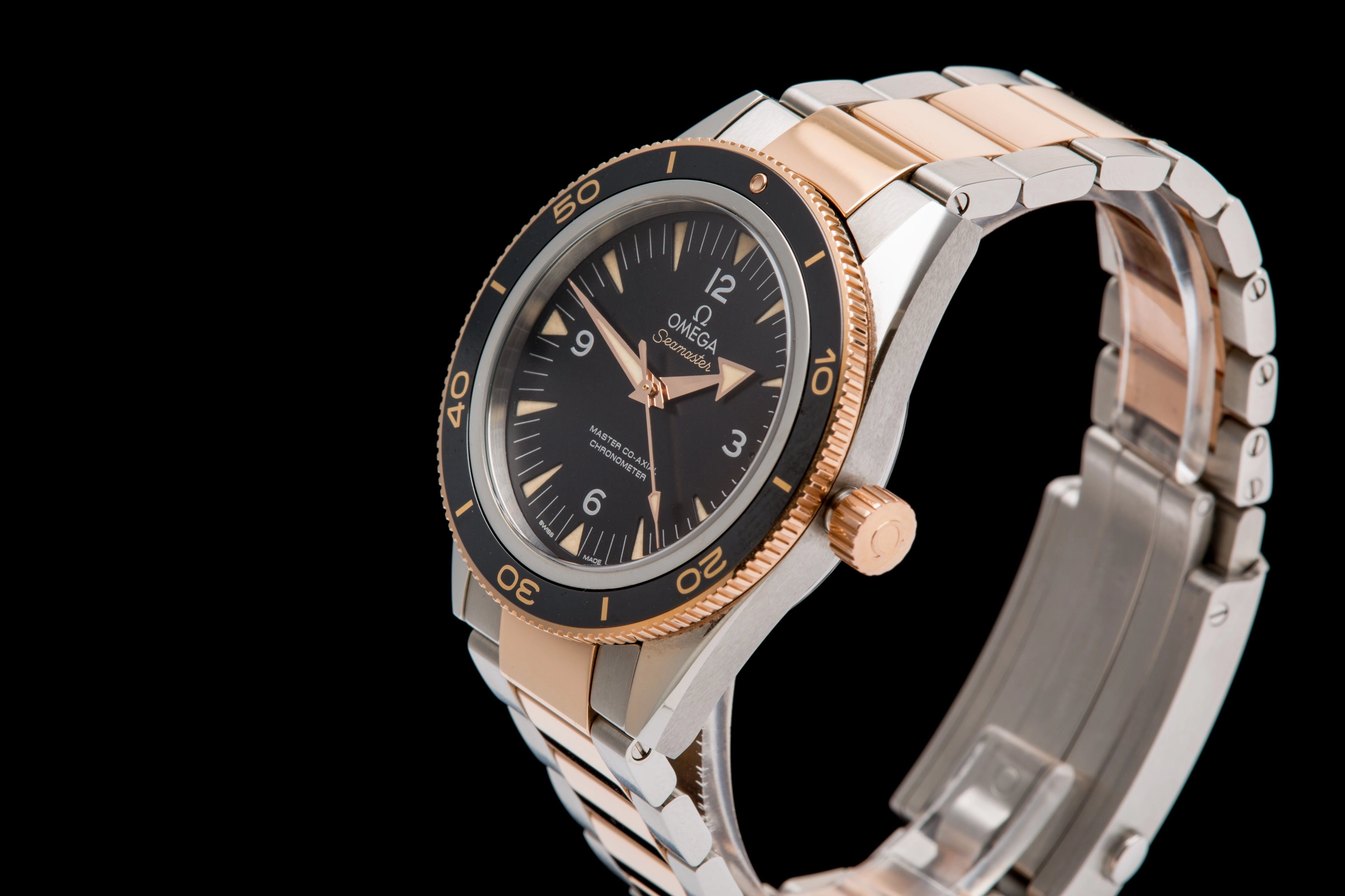 Omega Seamaster 300 Master Co -Axial 18ct gold and Stainless steel