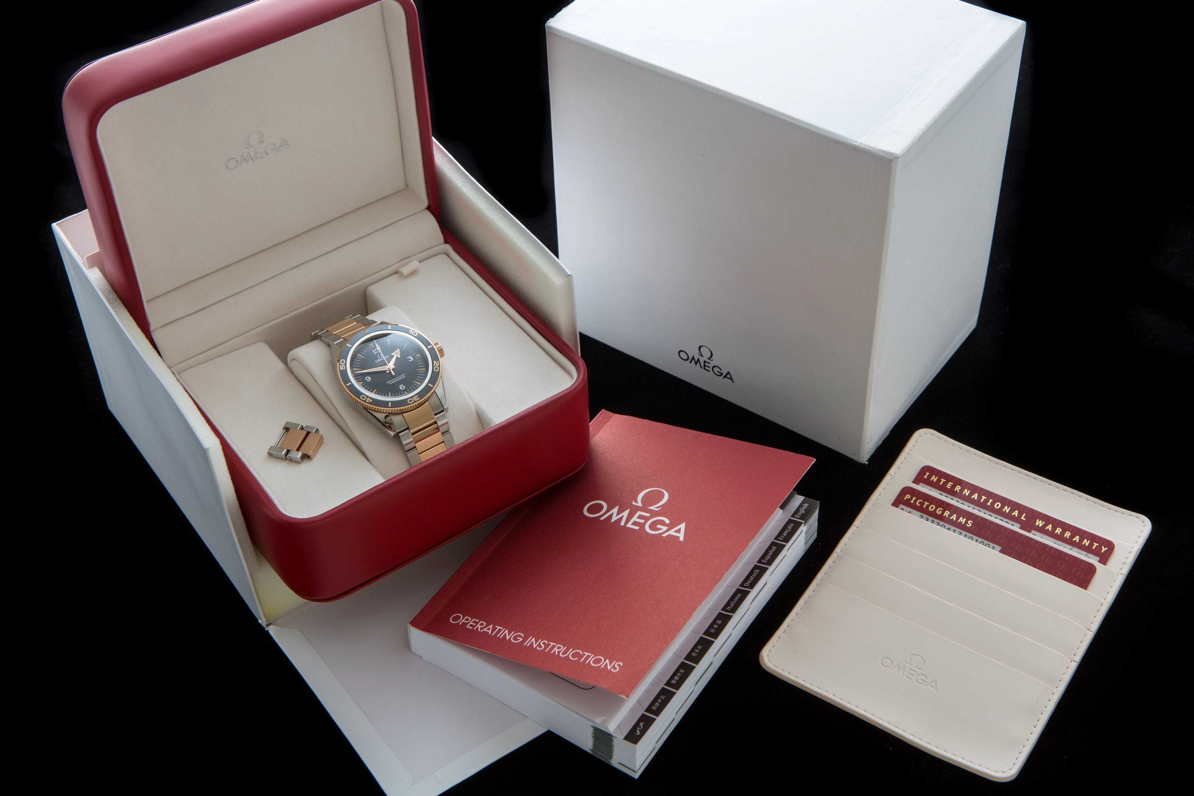 Omega Seamaster 300 Master Co -Axial 18ct gold and Stainless steel