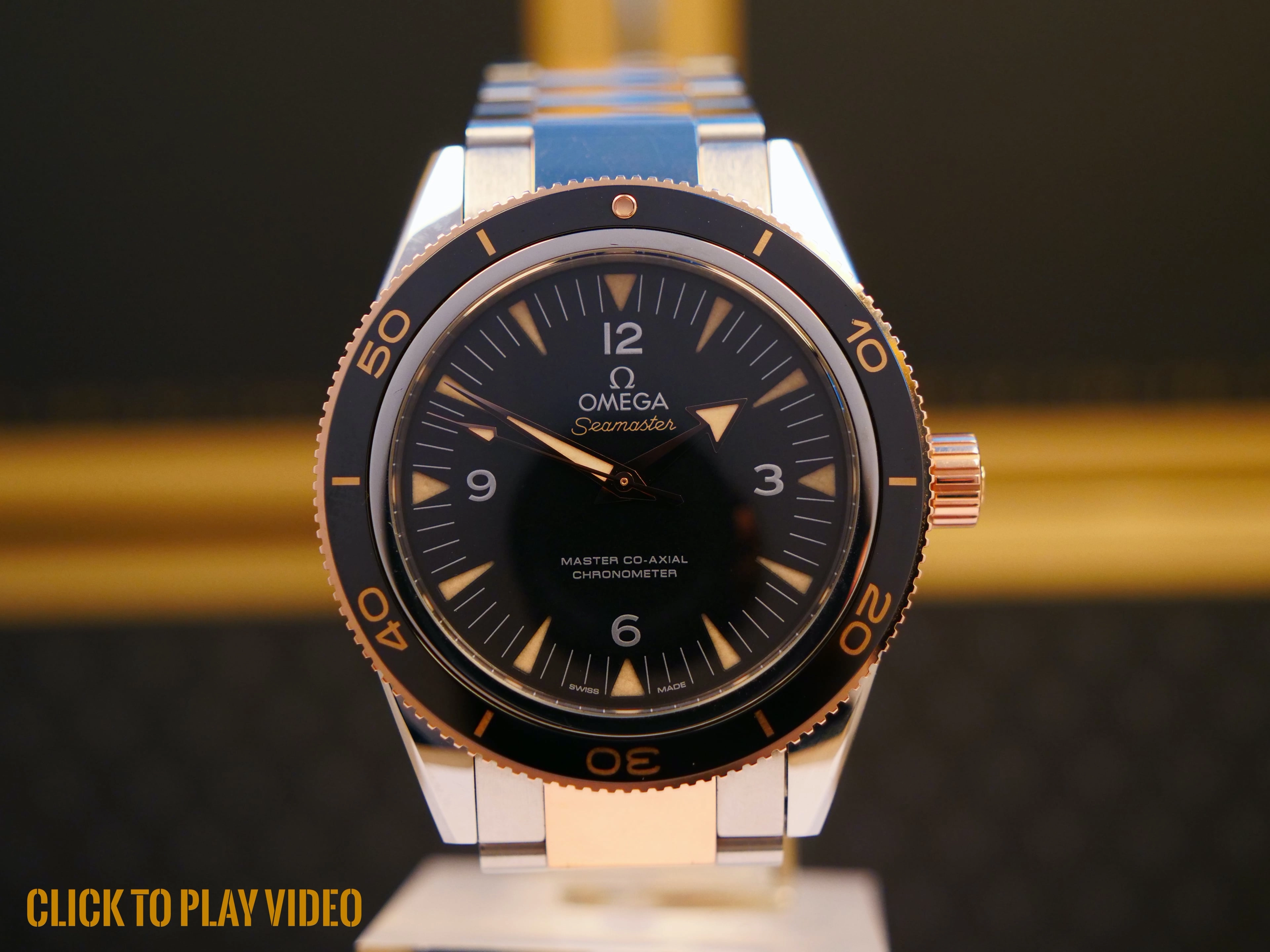 Omega Seamaster 300 Master Co -Axial 18ct gold and Stainless steel