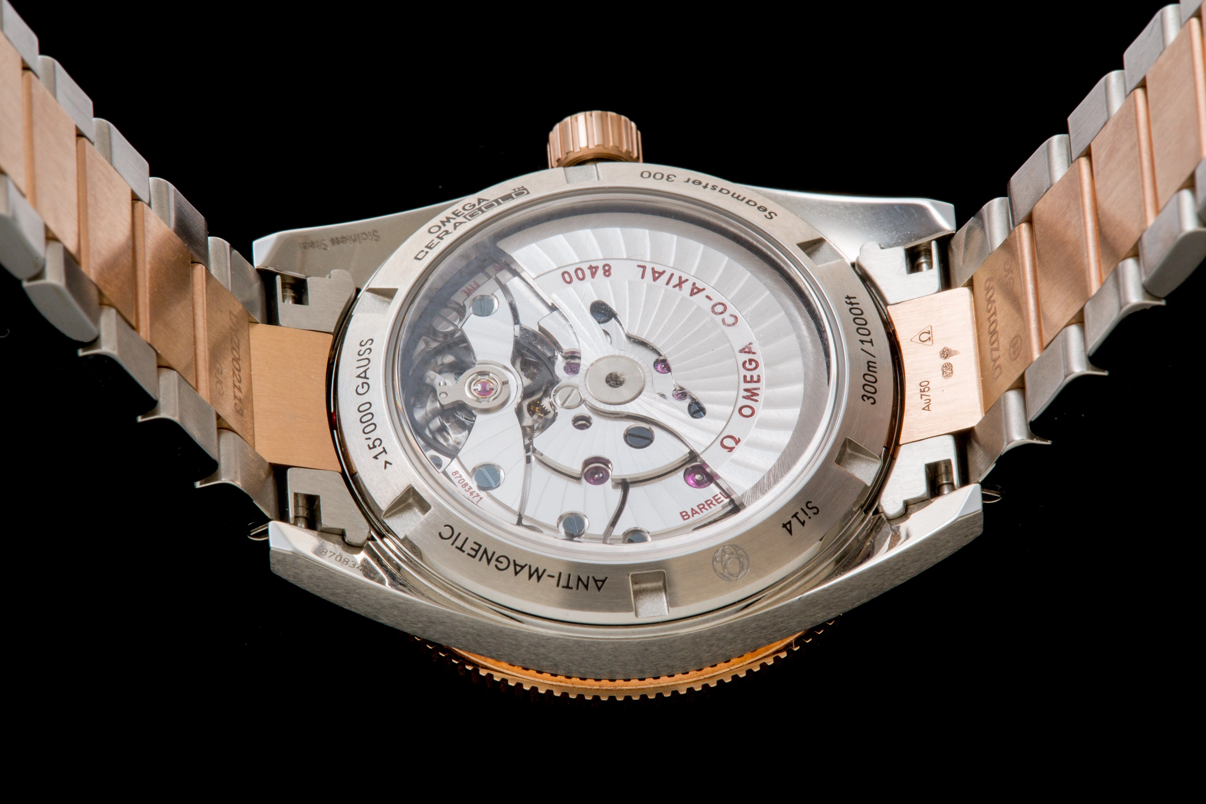 Omega Seamaster 300 Master Co -Axial 18ct gold and Stainless steel