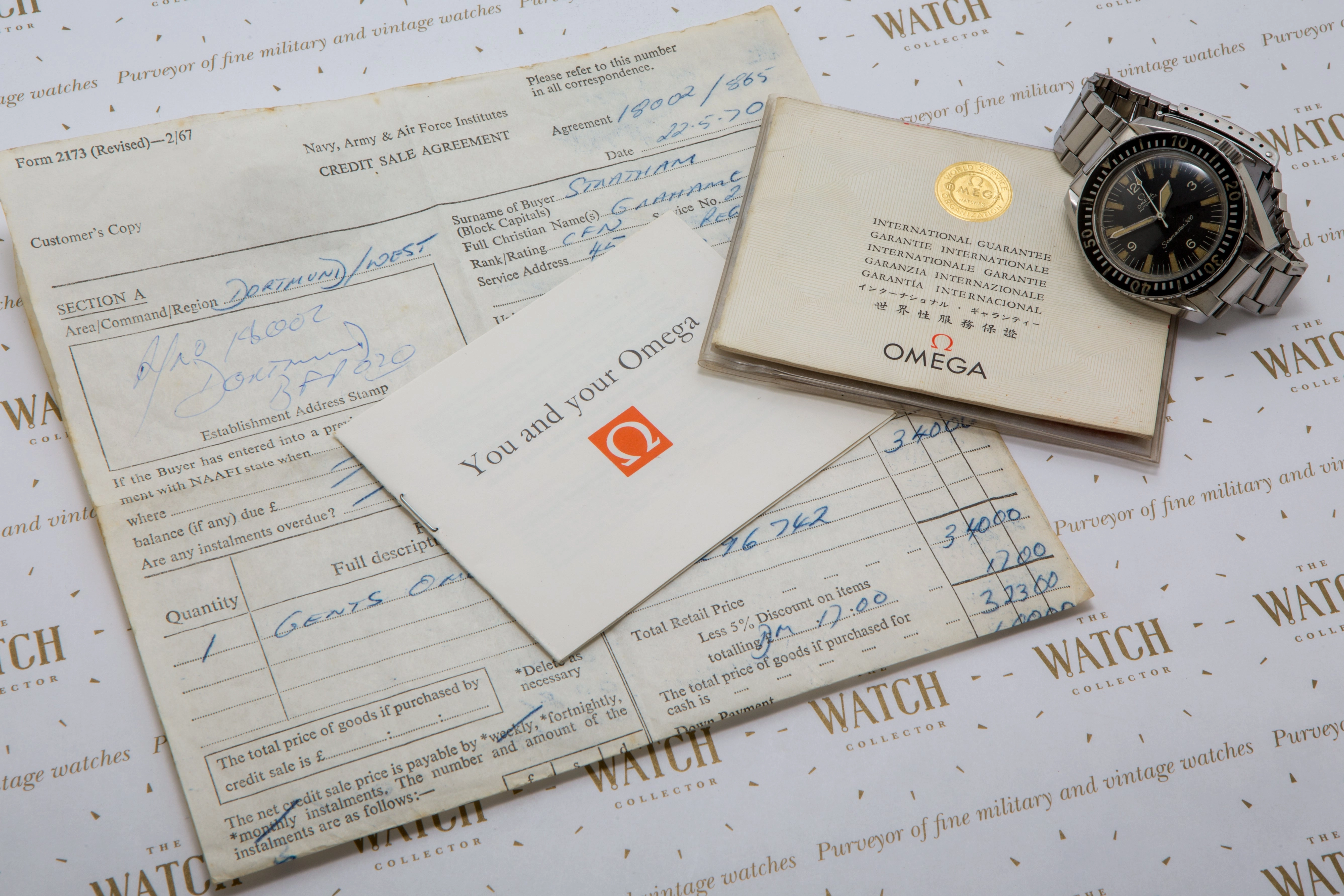 Omega Seamaster 300 with stunning provenance