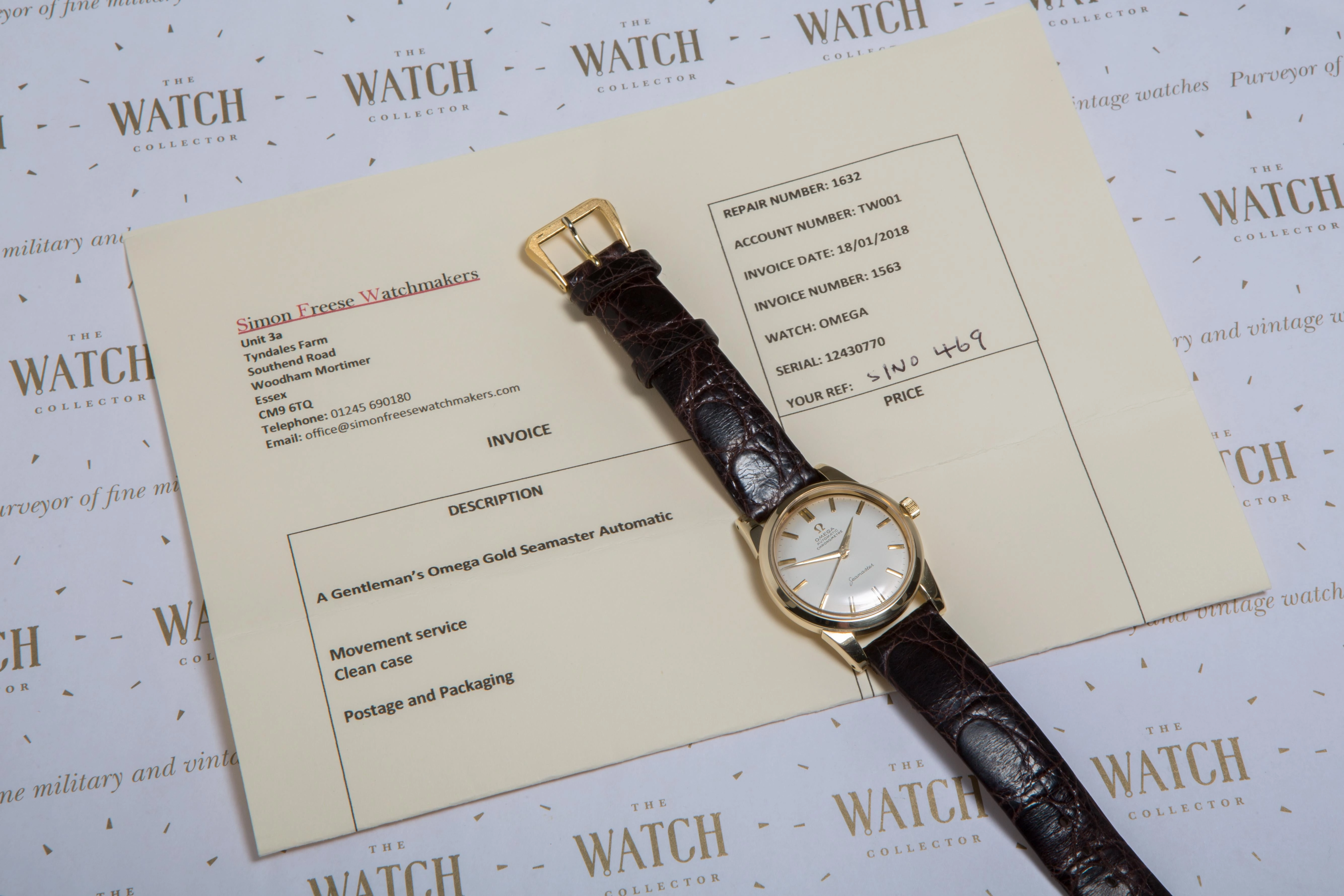 Omega Seamaster 352 R G Chronometer SOLD