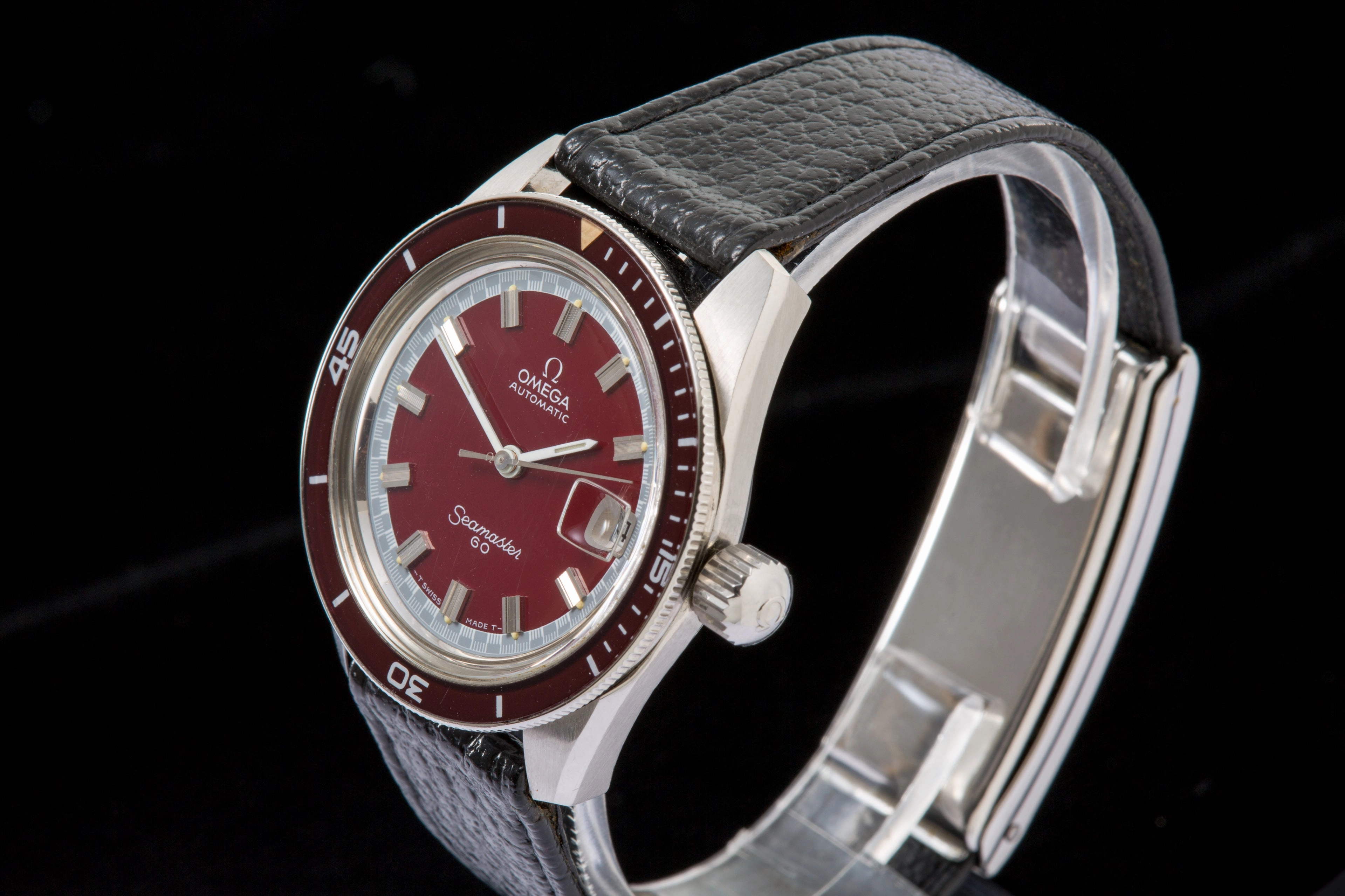 Omega Seamaster 60 Burgundy Big Crown SOLD