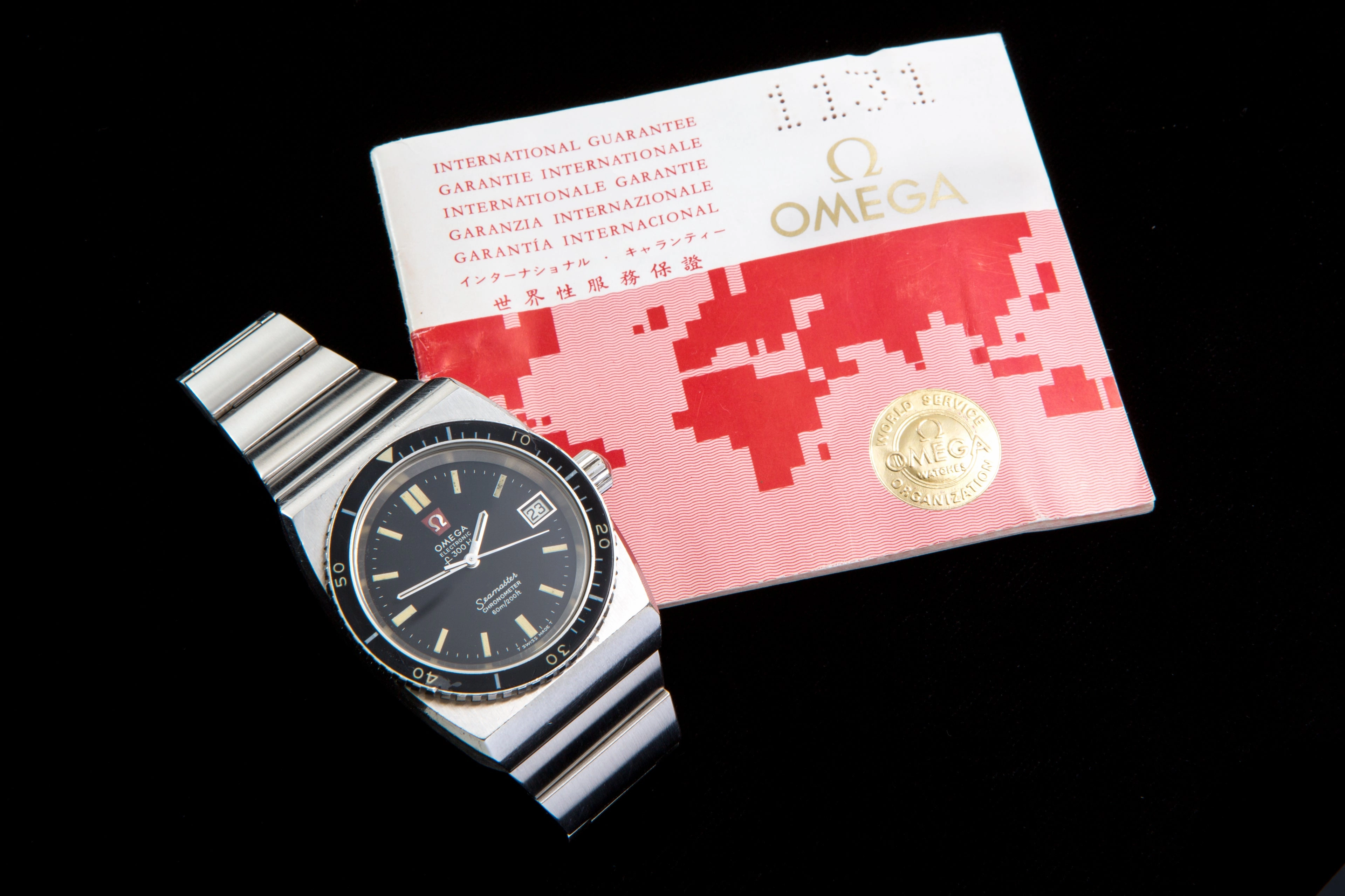 Omega Seamaster 60 F300 Speedmaster 125 case style.