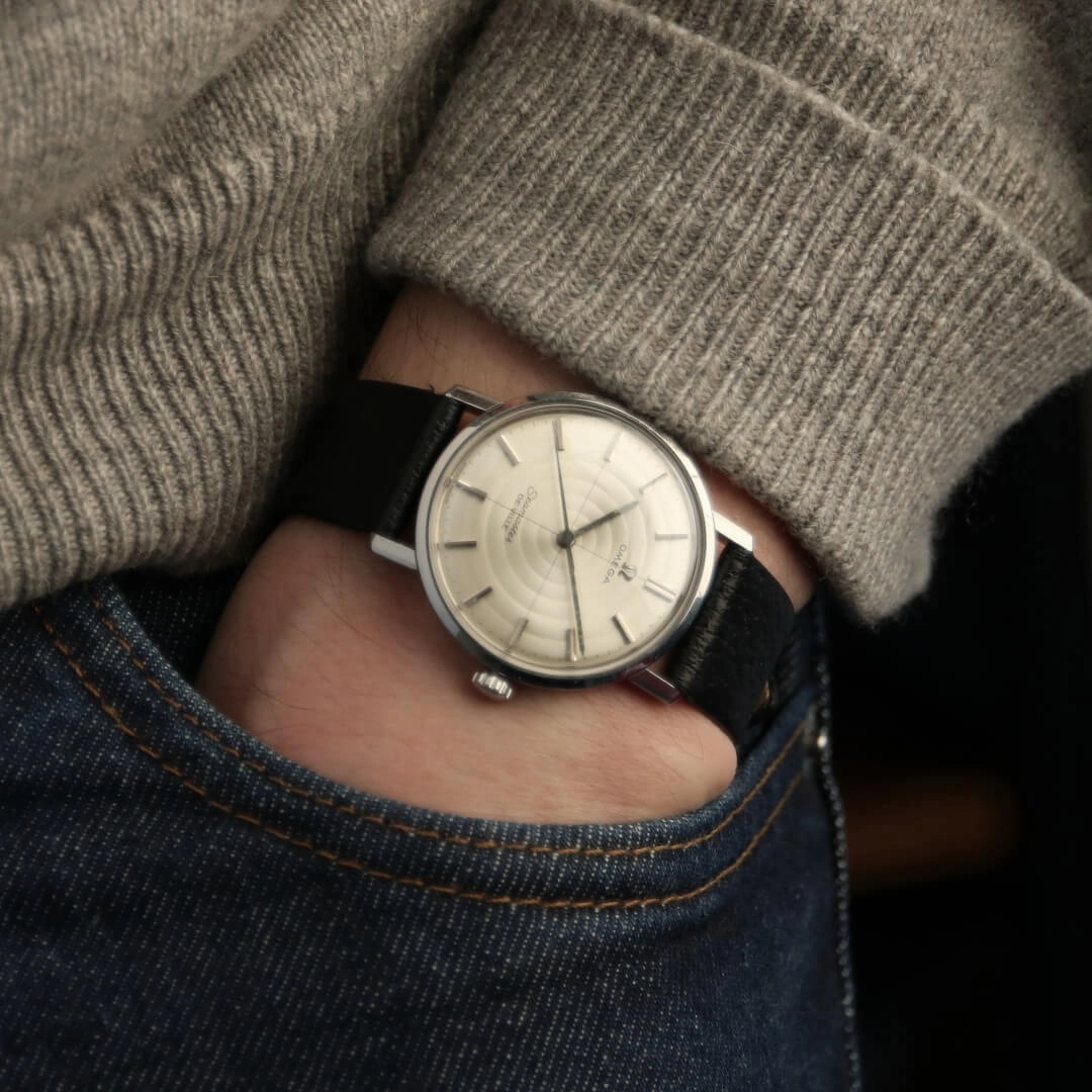 Omega Seamaster de Ville 135.020 Rare Concentric Rings Dial, 1963