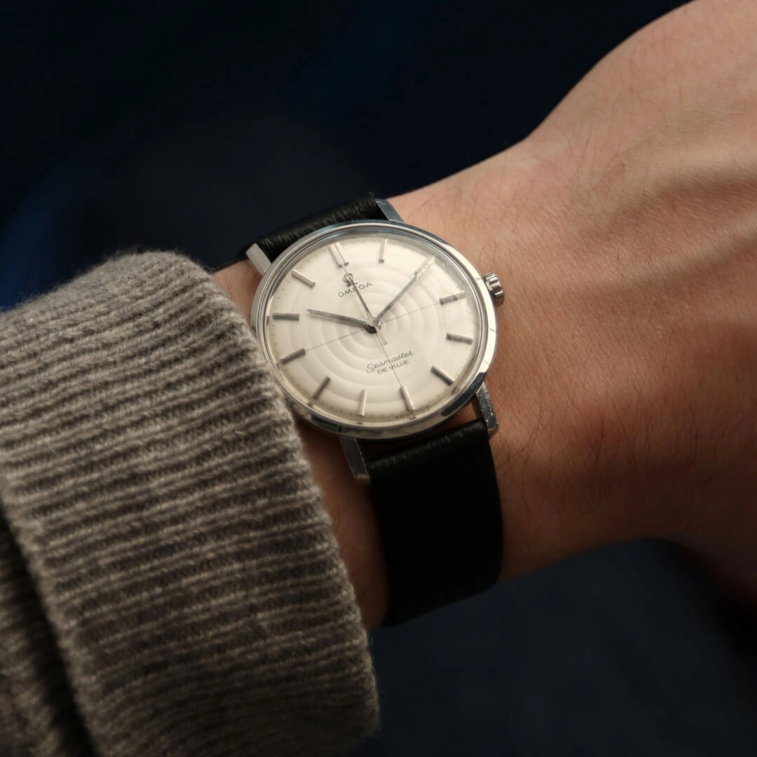 Omega Seamaster de Ville 135.020 Rare Concentric Rings Dial, 1963
