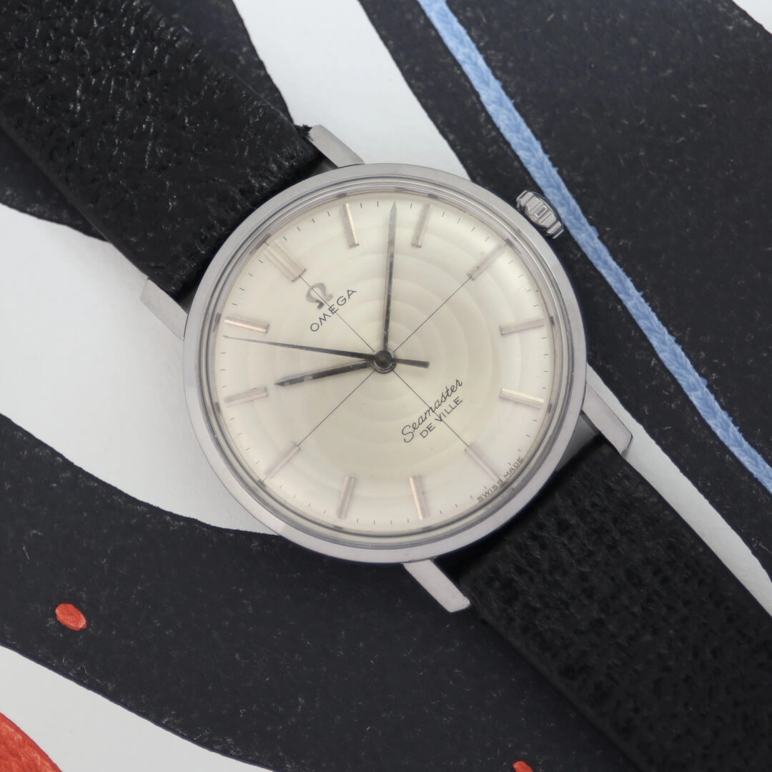 Omega Seamaster de Ville 135.020 Rare Concentric Rings Dial, 1963