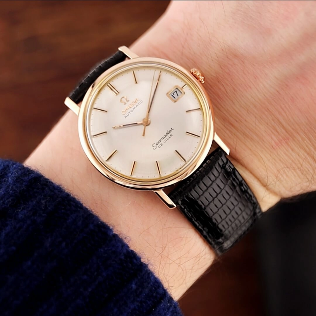 Omega Seamaster de Ville 166.020, Rose Gold/Steel 1968