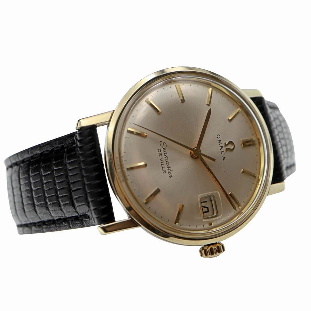 Omega Seamaster De Ville Gold Cap, Year 1963 Men's Vintage Watch