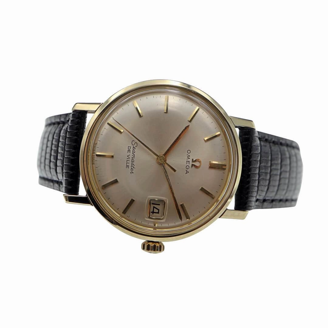 Omega Seamaster De Ville Gold Cap, Year 1963 Men's Vintage Watch