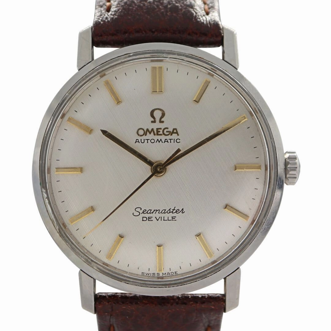 Omega Seamaster De Ville Ref. 165.020, 1964 Linen Dial Men's Vintage Watch