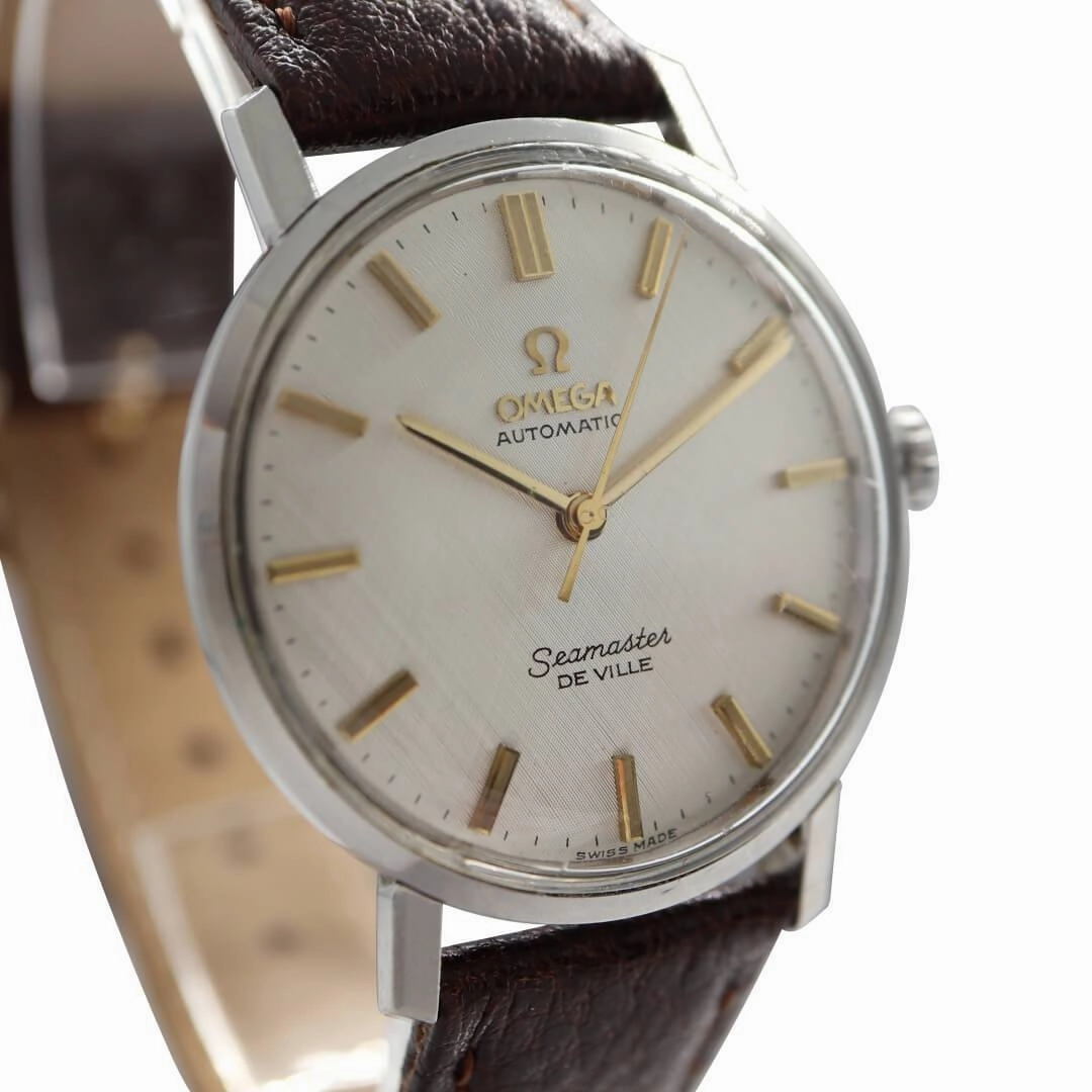 Omega Seamaster De Ville Ref. 165.020, 1964 Linen Dial Men's Vintage Watch