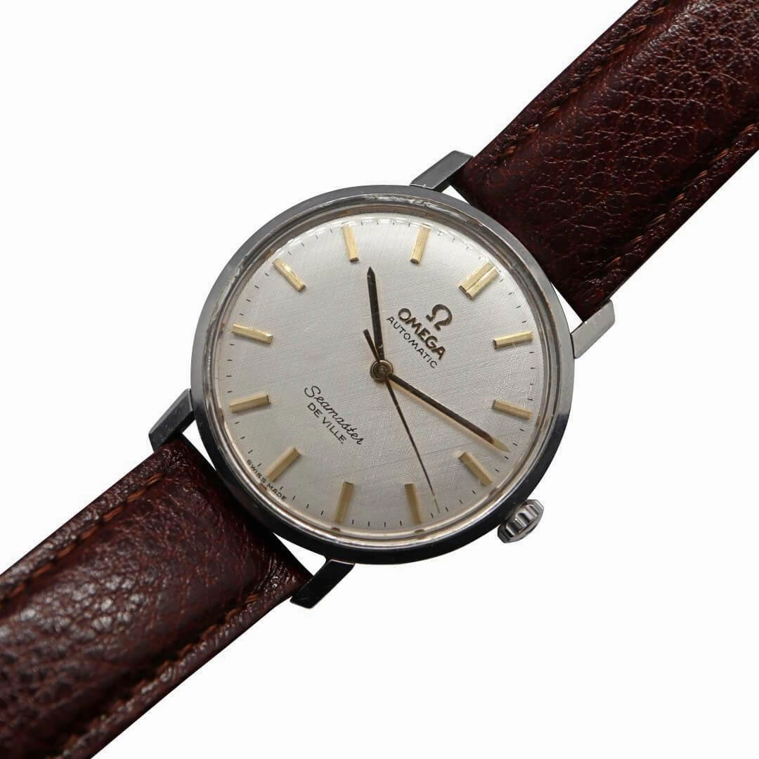 Omega Seamaster De Ville Ref. 165.020, 1964 Linen Dial Men's Vintage Watch