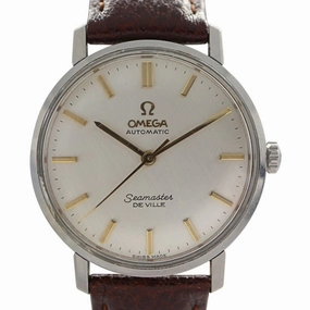 Omega Seamaster De Ville Ref. 165.020, 1964 Linen Dial Men's Vintage Watch