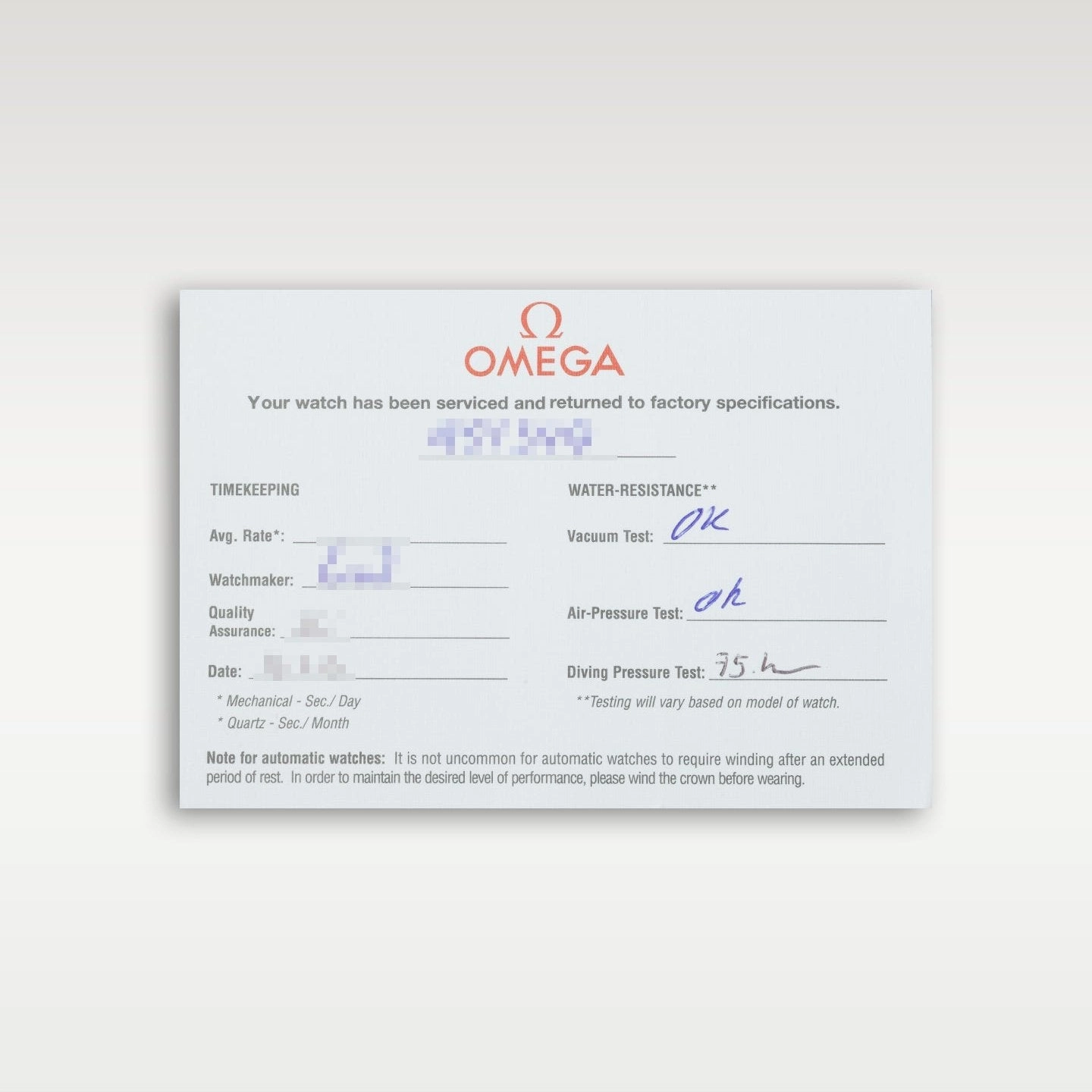 Omega Seamaster Planet Ocean 2201.50.00