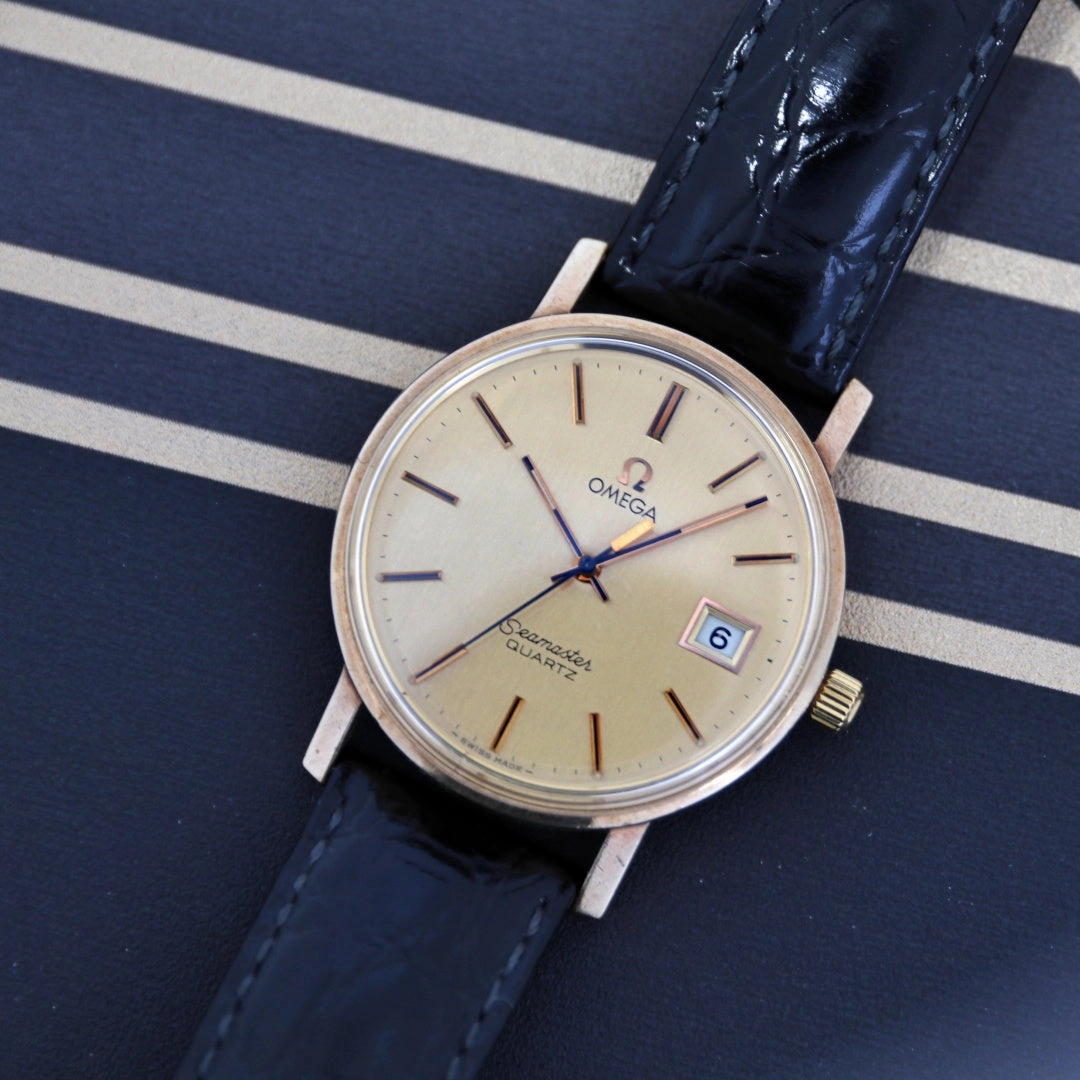 Omega Seamaster Quartz 196.5102 9k Gold, 1979