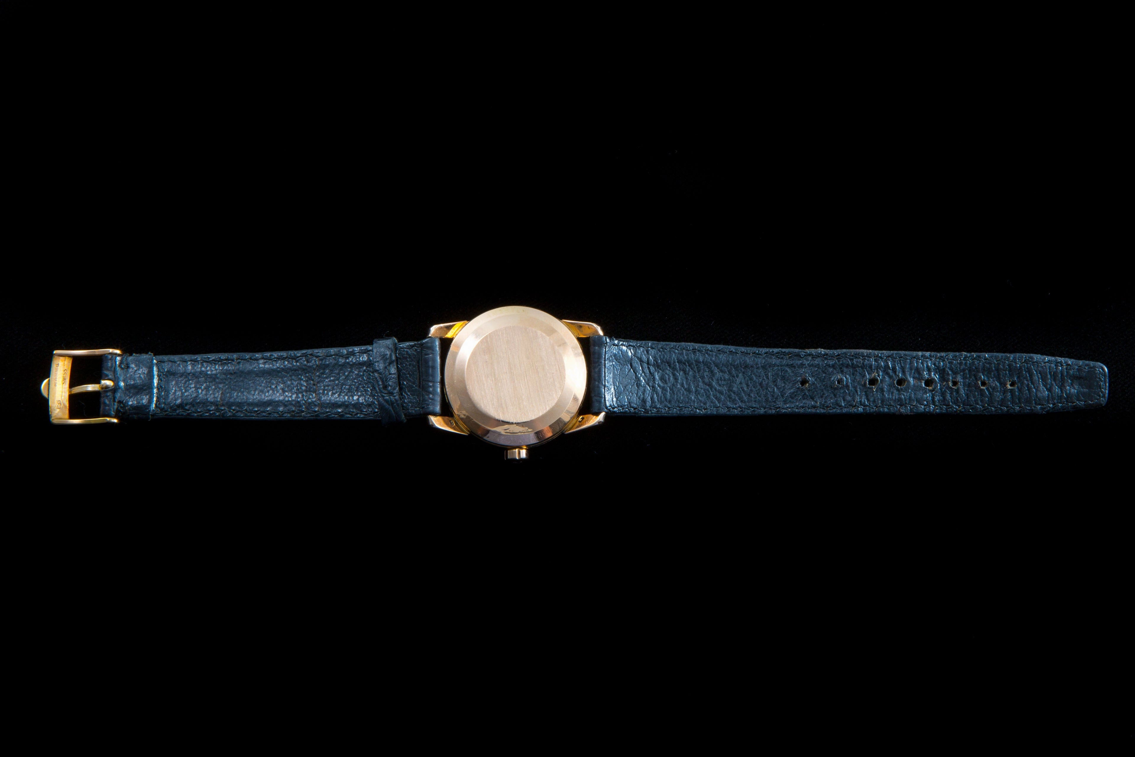 Omega Seamaster Rose gold with black gilt starburst dial