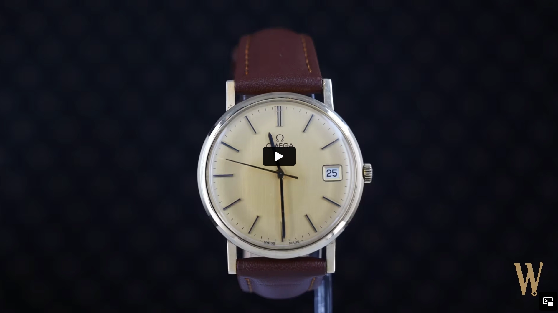 Omega Solid Gold Gents Dress watch
