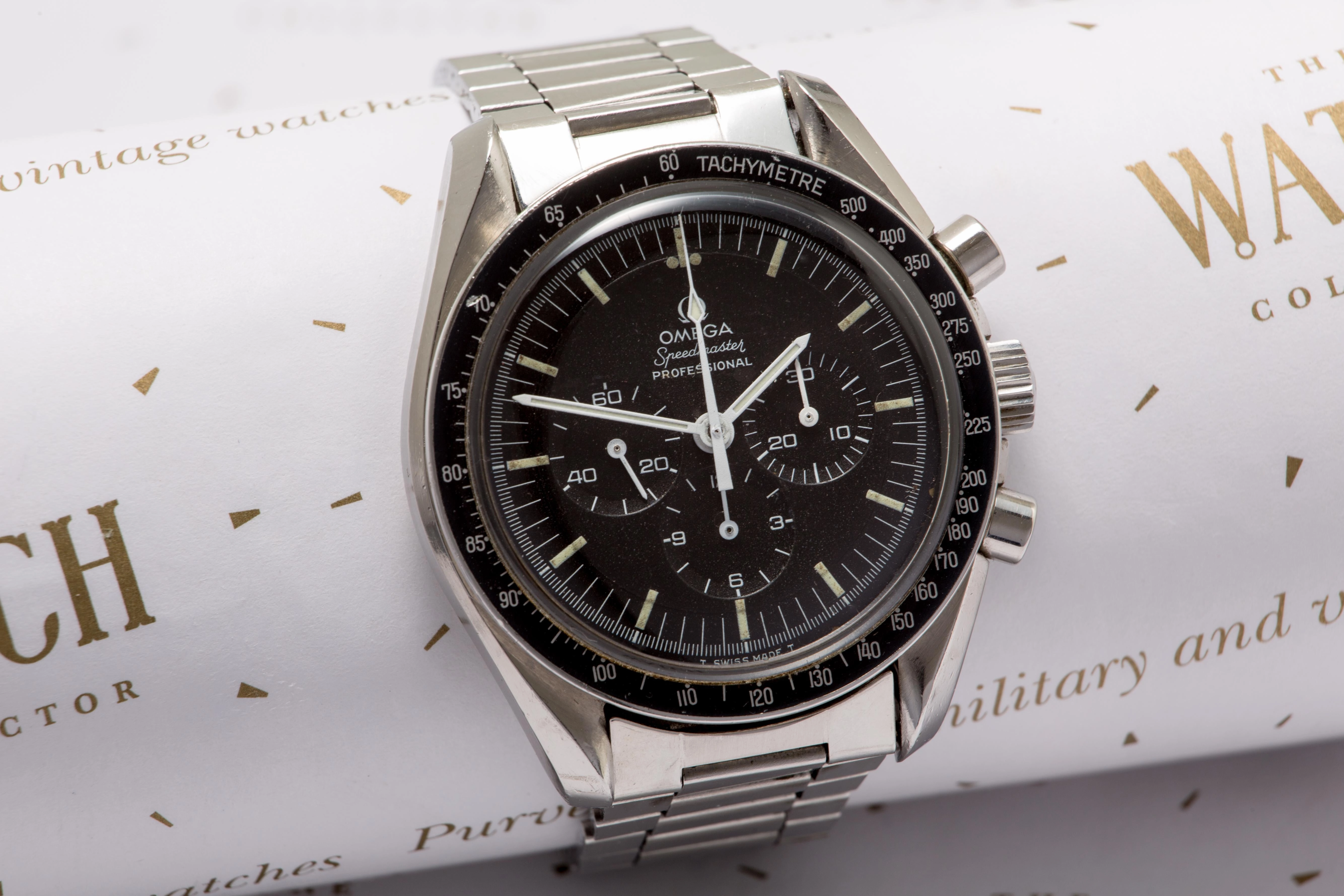 Omega Speedmaster .69 straight writing sold