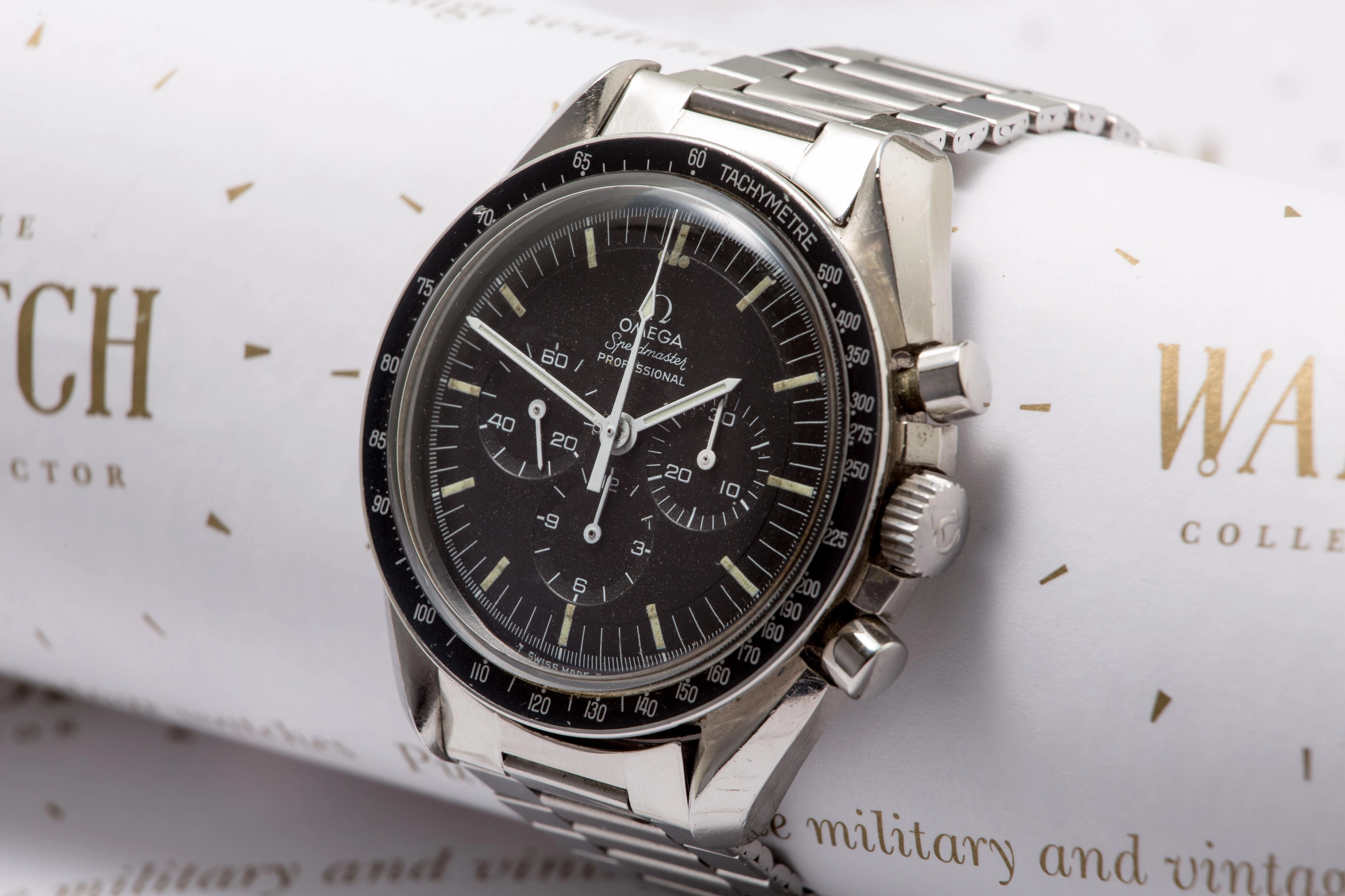 Omega Speedmaster .69 straight writing sold