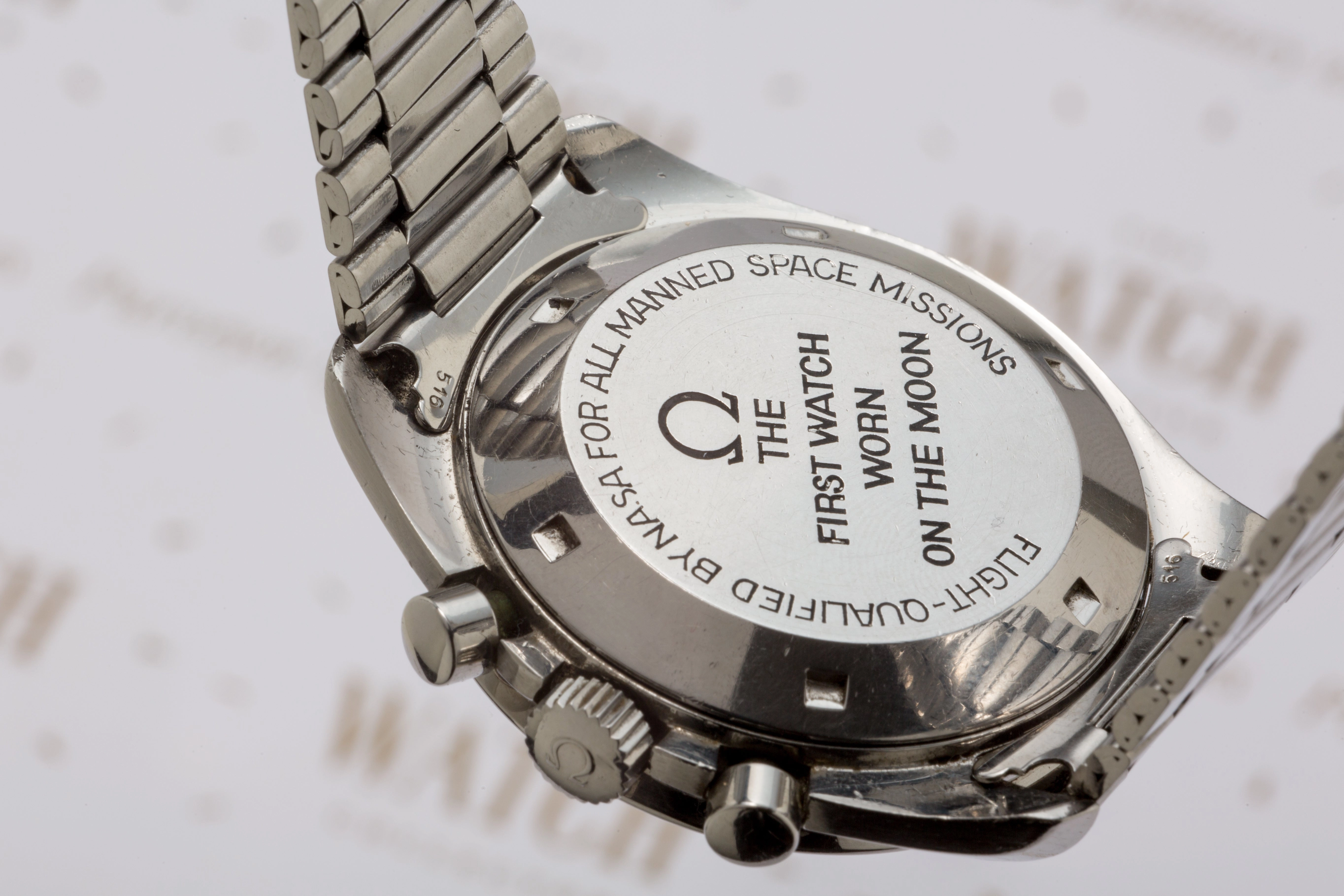 Omega Speedmaster .69 straight writing sold