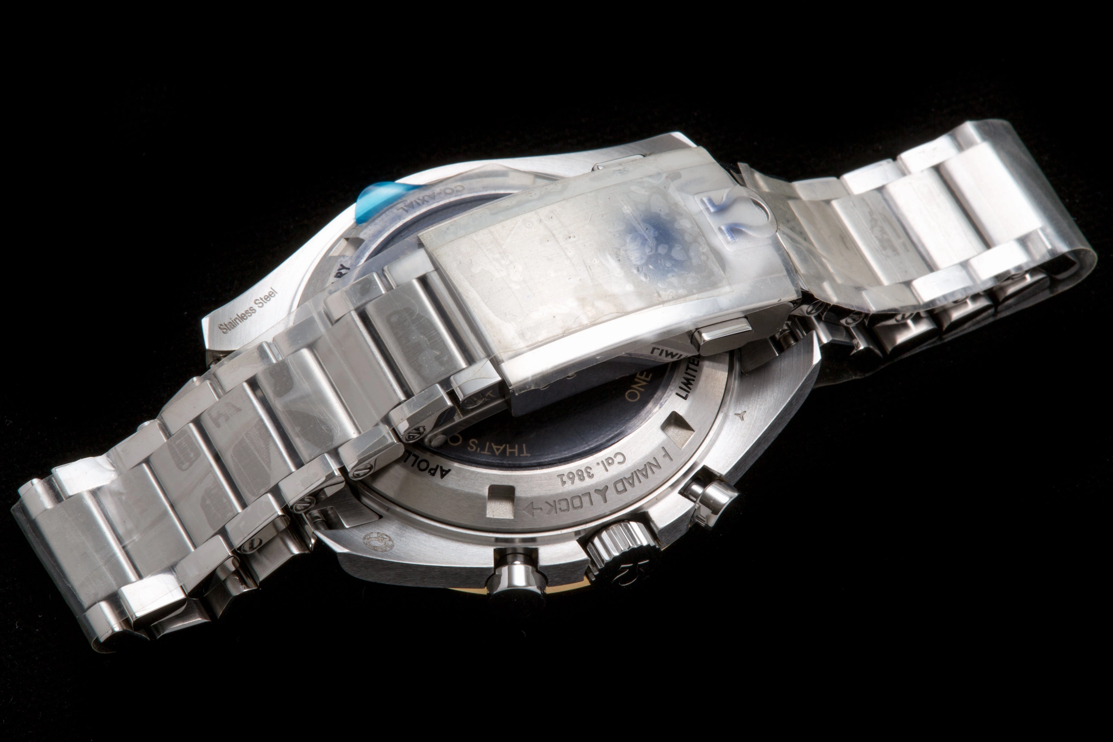 Omega Speedmaster Apollo 11 50th anniversary Unworn in stickers