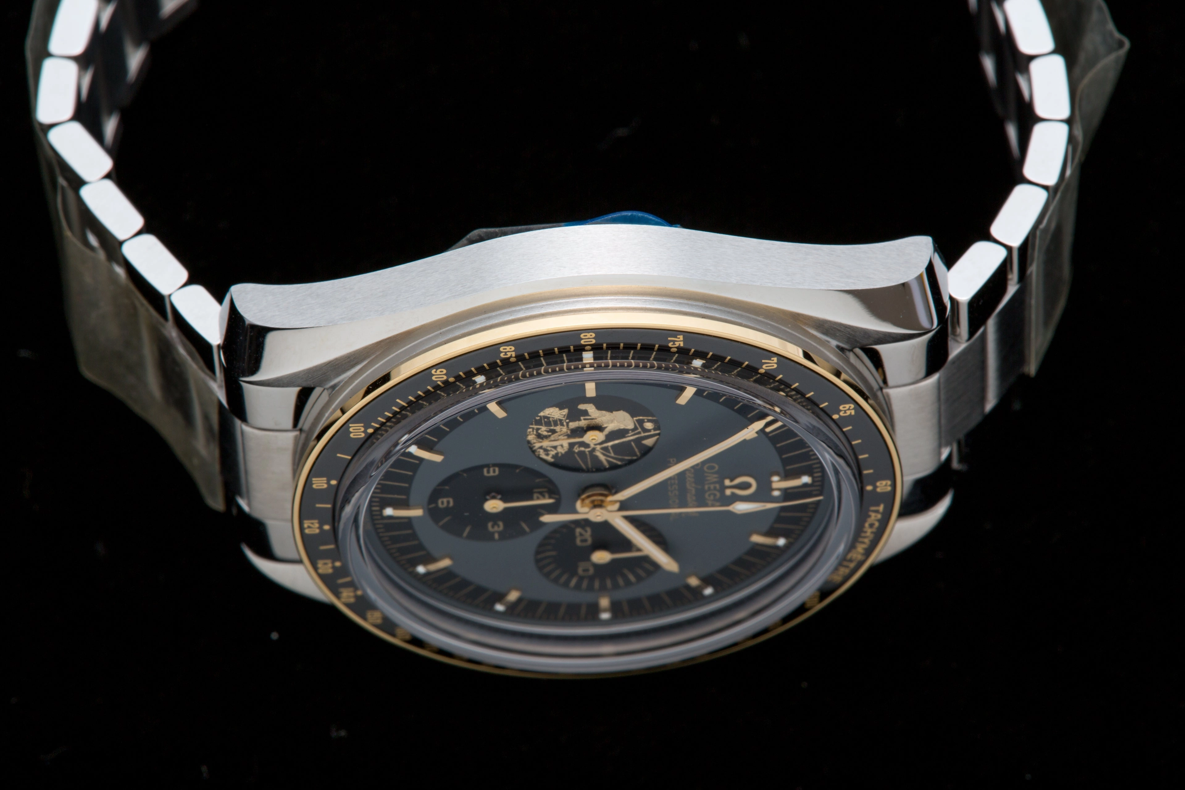 Omega Speedmaster Apollo 11 50th anniversary Unworn in stickers