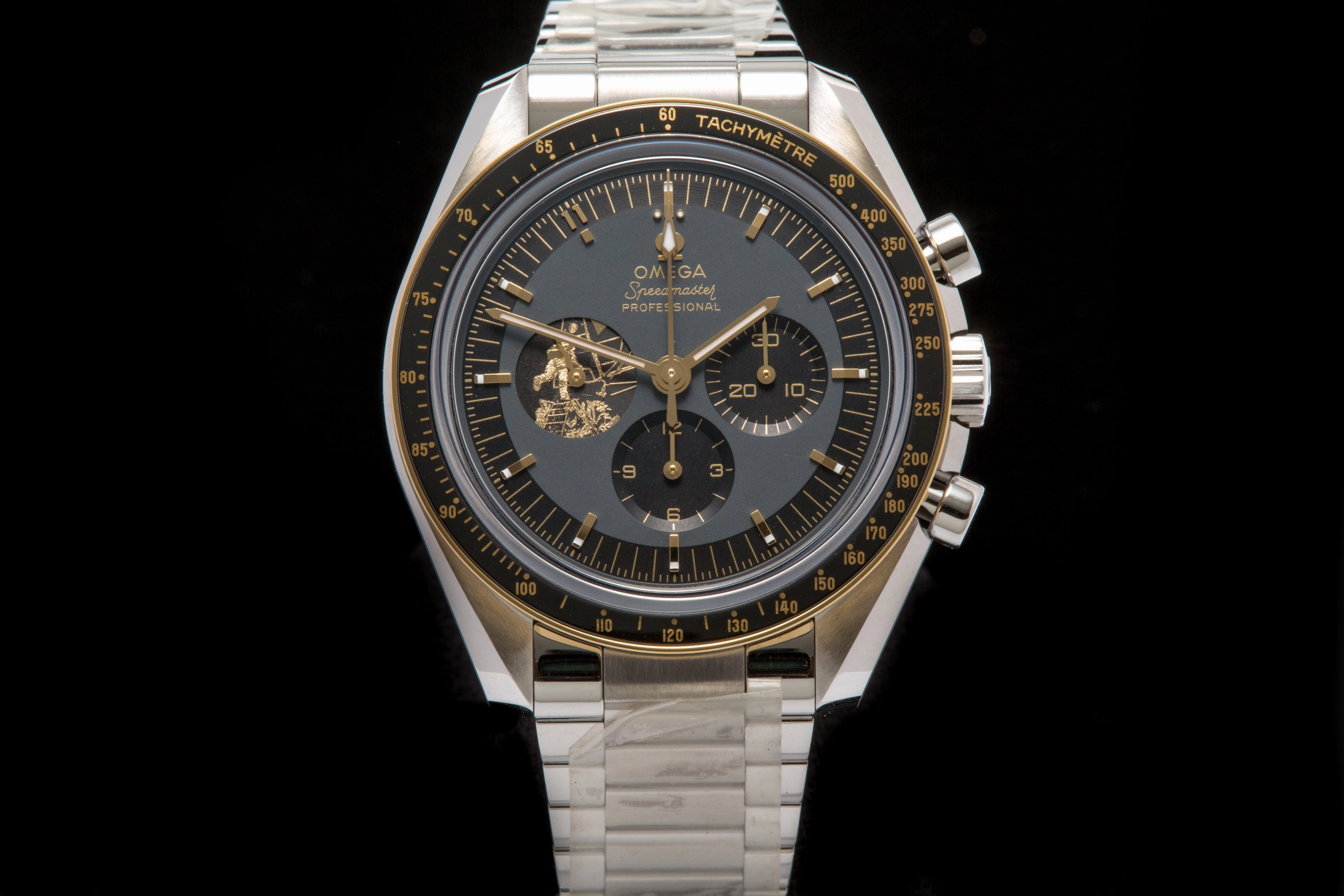 Omega Speedmaster Apollo 11 50th anniversary Unworn in stickers