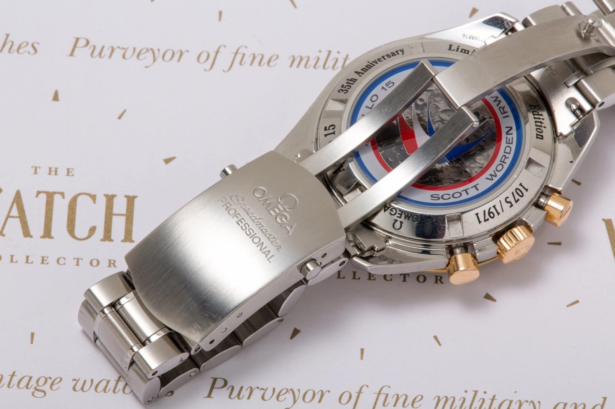 Omega Speedmaster Apollo 15 35th anniversary ltd edition SOLD