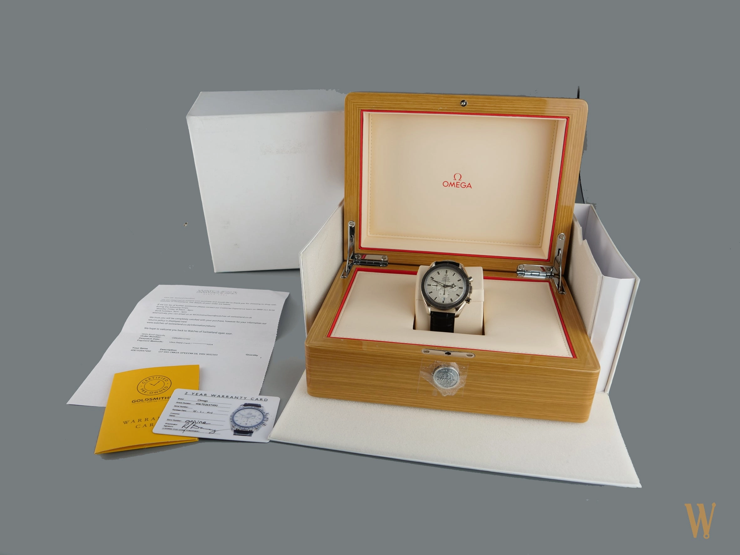 Omega Speedmaster Broad Arrow 18ct White Gold RESERVED