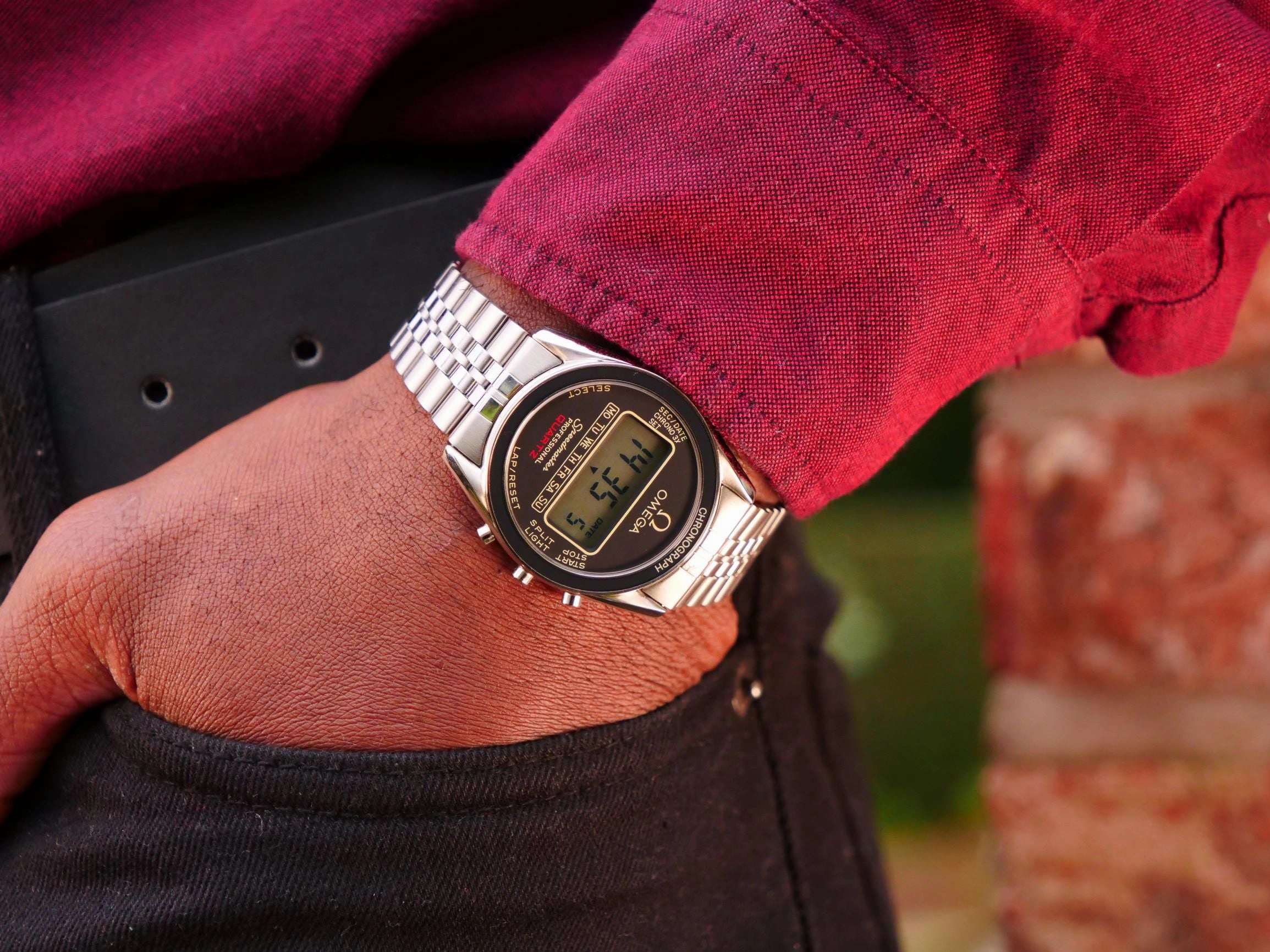 Omega Speedmaster LCD chronograph
